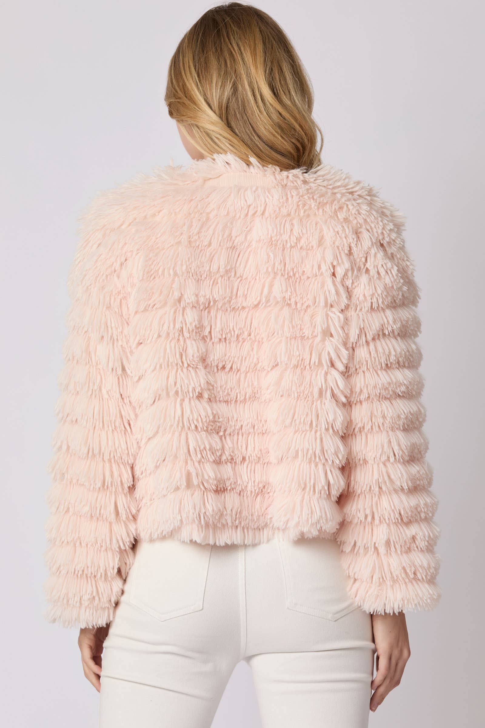 Blush Bliss Faux Fur Jacket - BFF Here