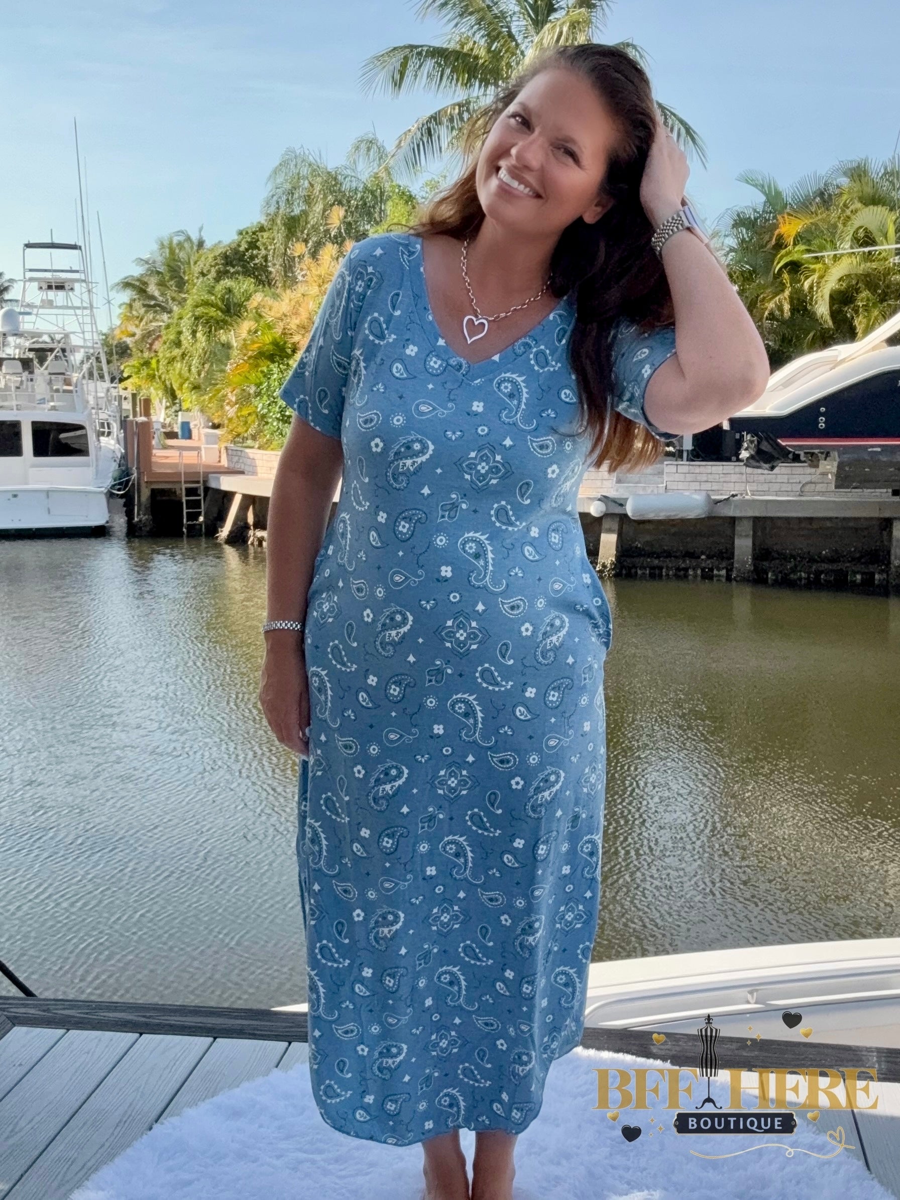 Bandana Babe Maxi Dress by Sterling Kreek - BFF Here
