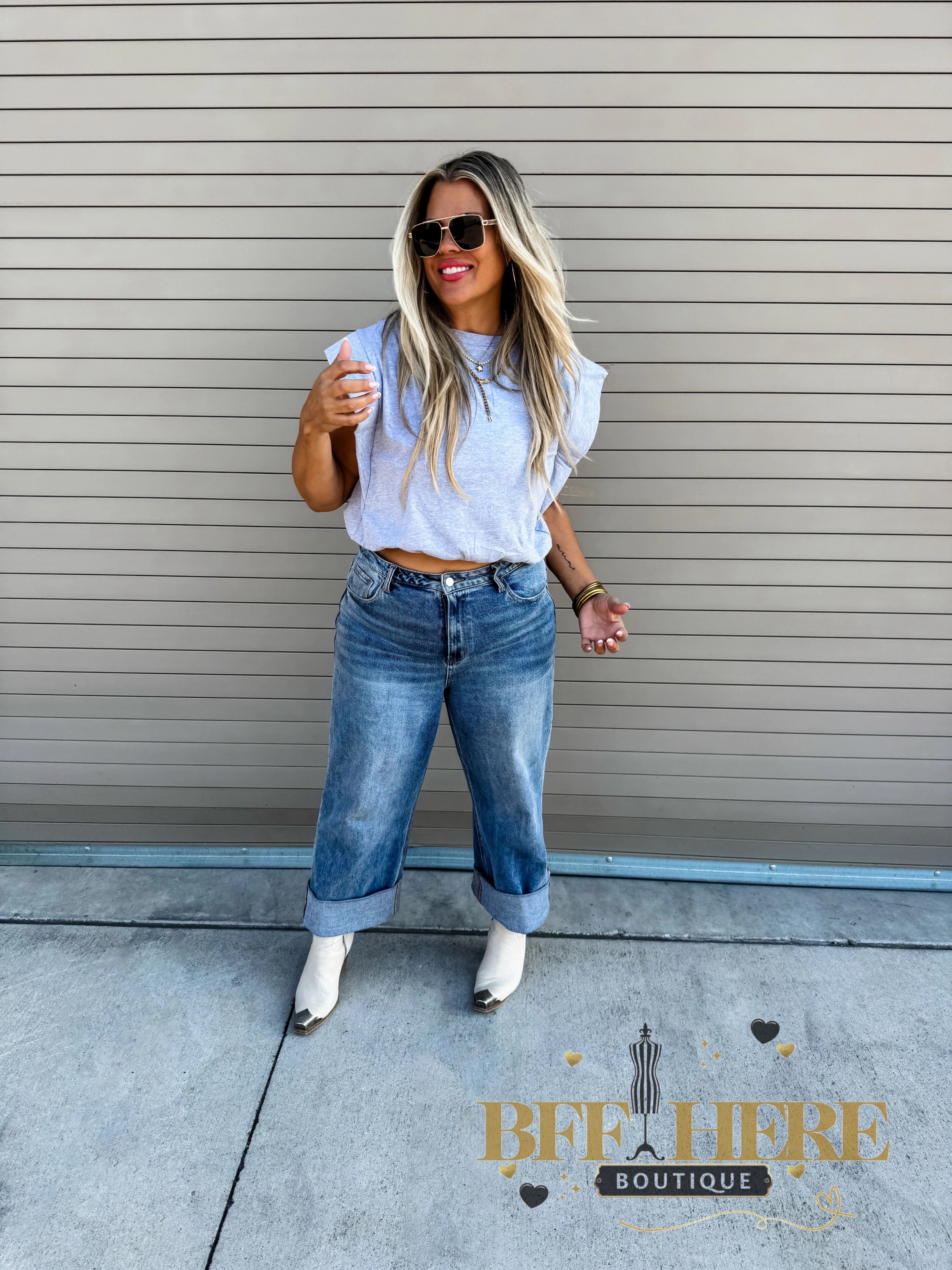 Stevie Cap Sleeve Top by Blakeley / Choice of Color - BFF Here