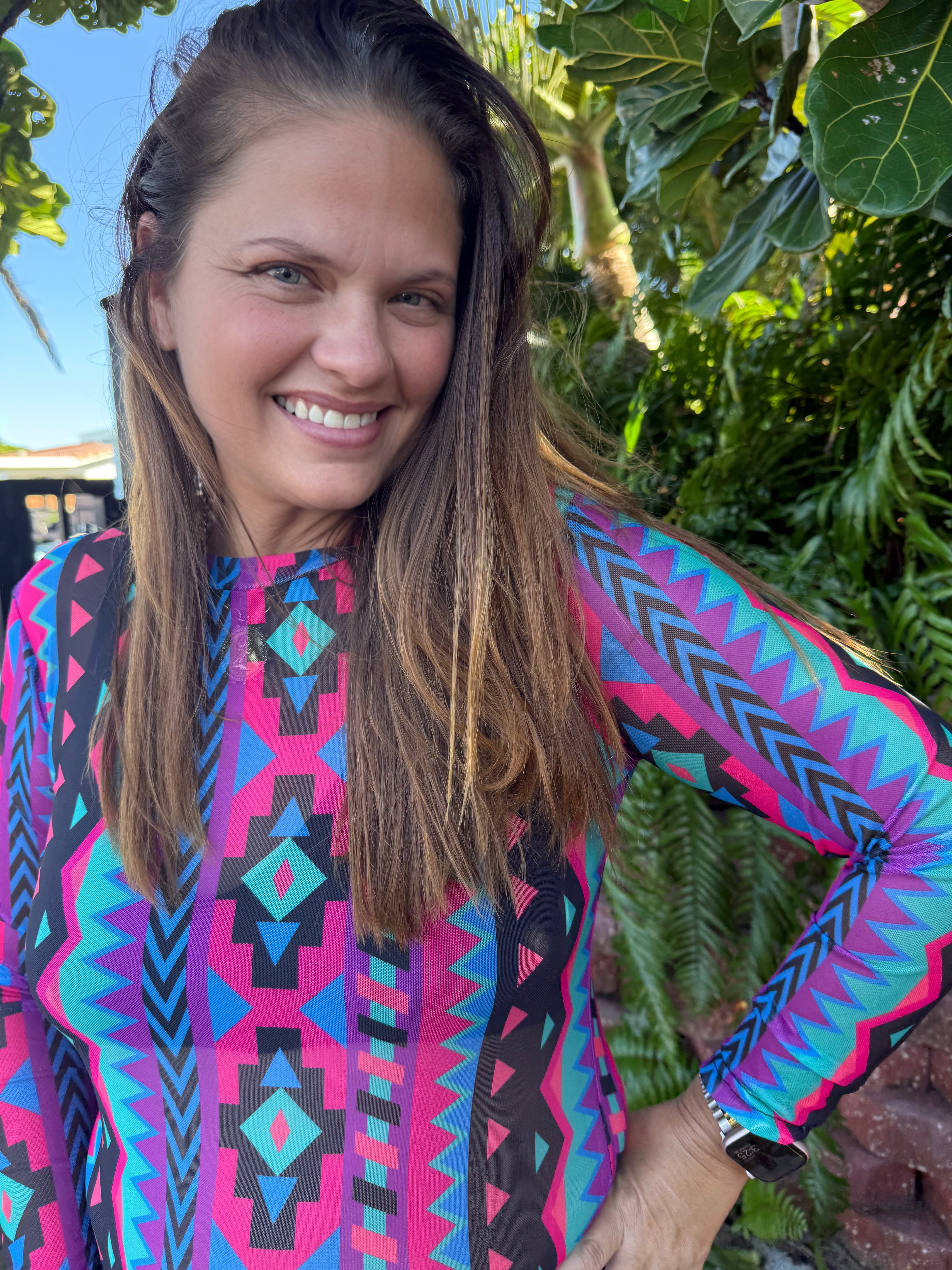 Retro Funk Mesh Top by Rowdy Crowd Clothing - BFF Here