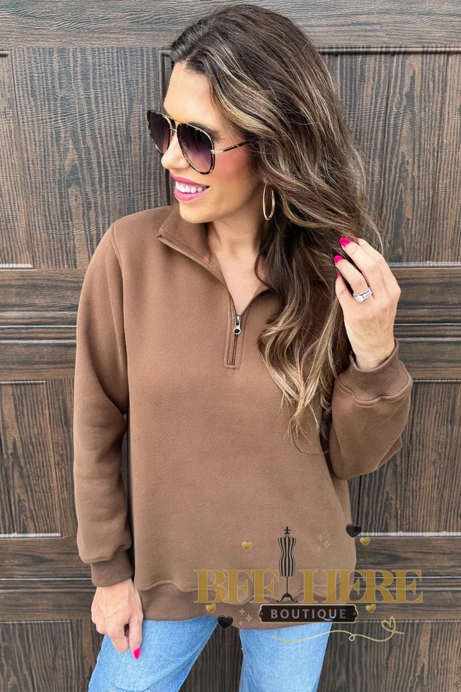 McKenna Pullover - Brown by Jess Lea - BFF Here