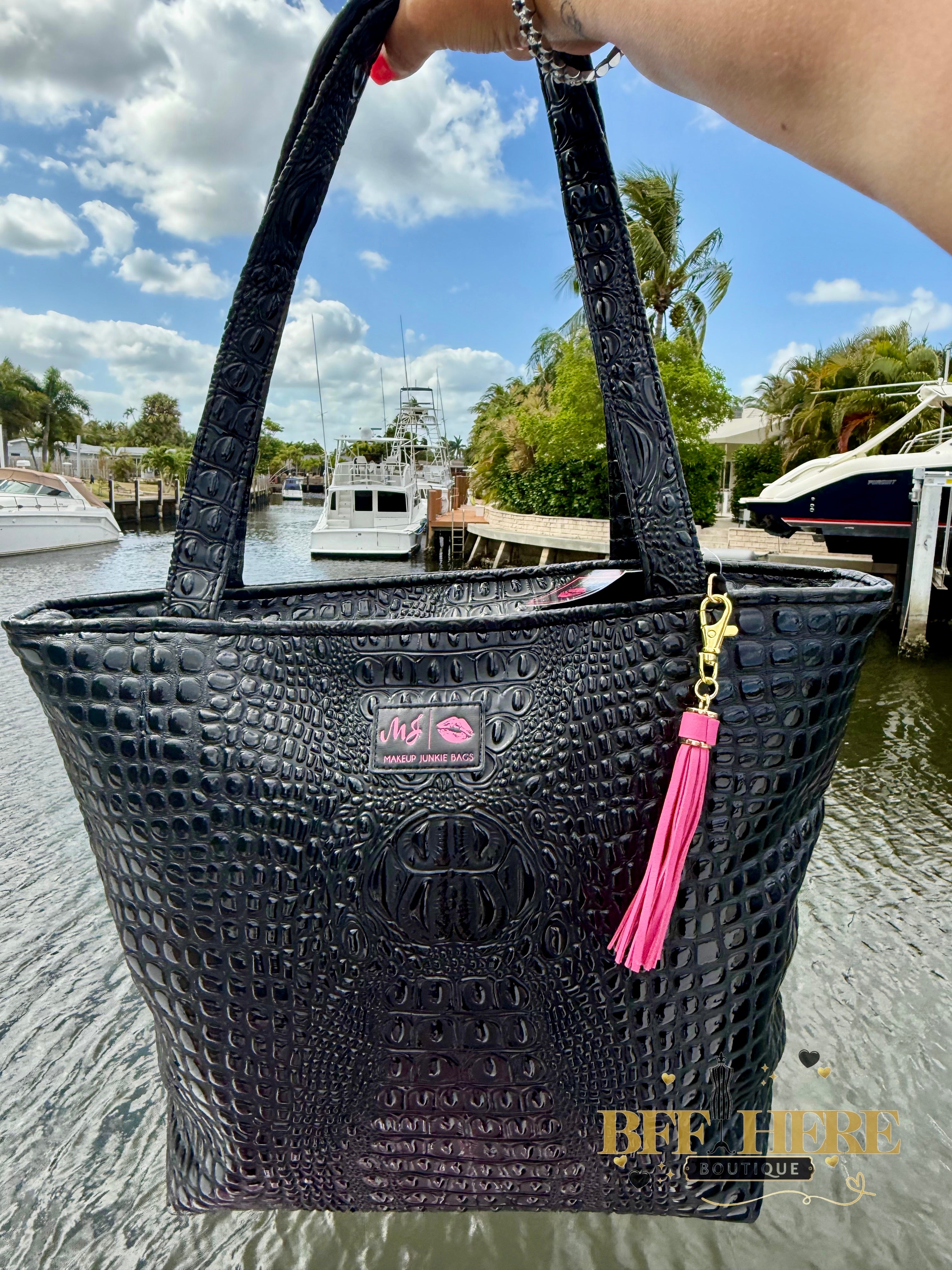 Bubble Gator Tote by Makeup Junkie Bags / Choice of Style - BFF Here