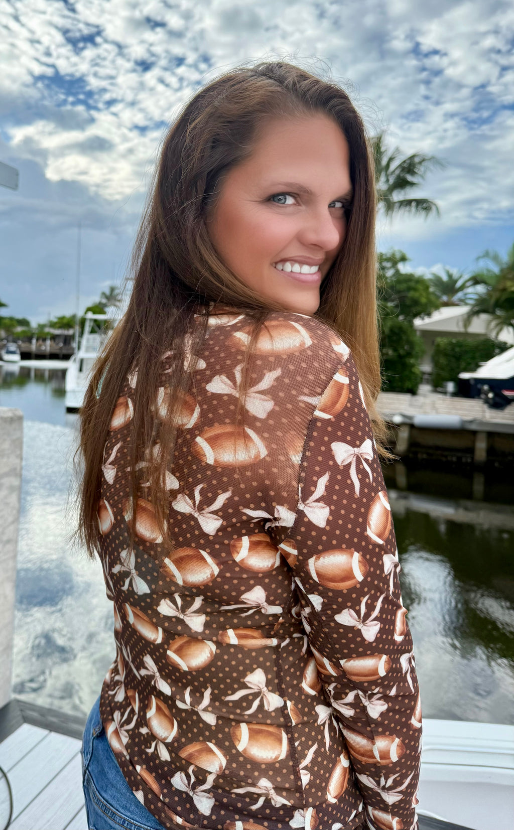 Game Day Vibes Mesh Top by Sterling Kreek - BFF Here