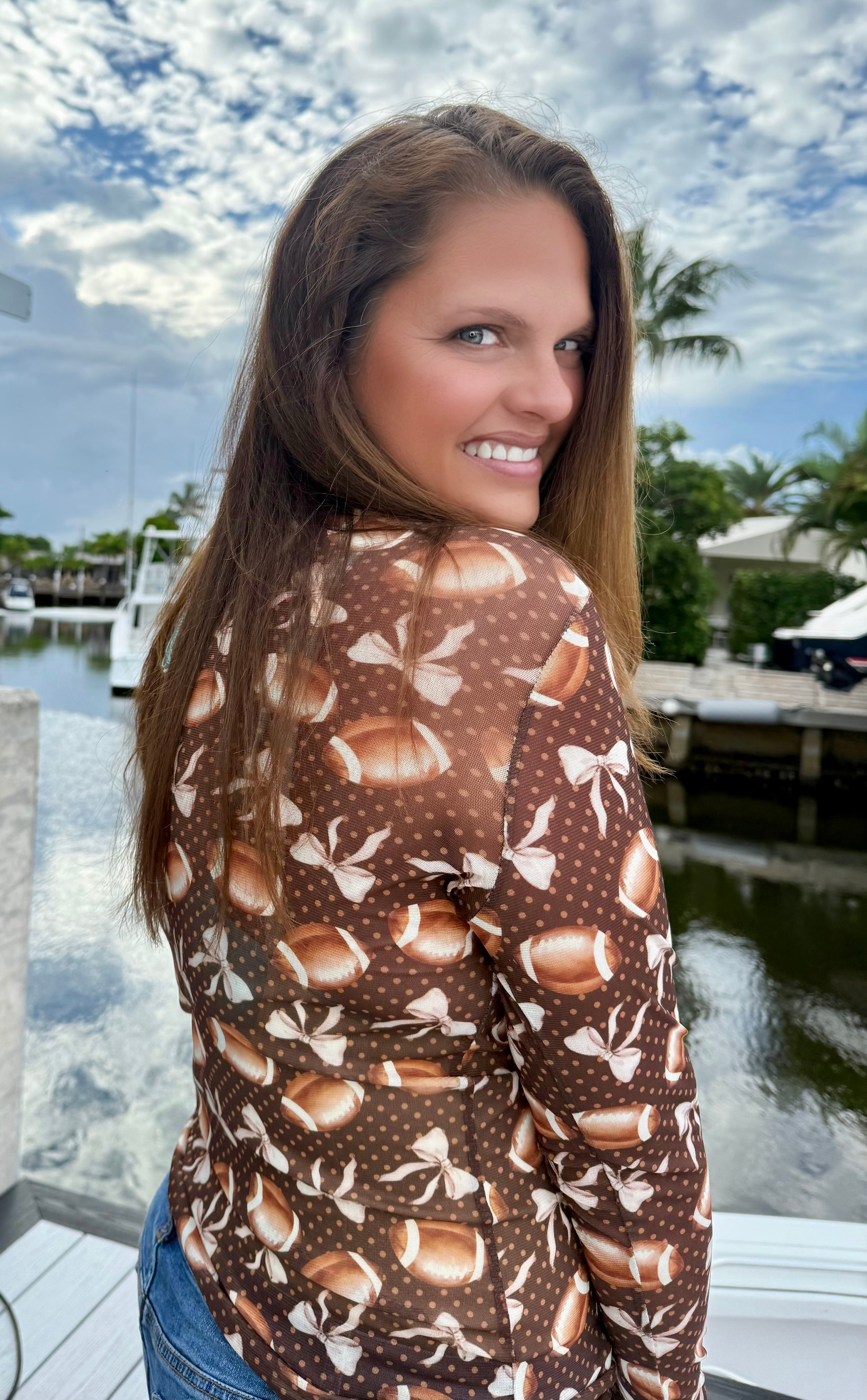 Game Day Vibes Mesh Top by Sterling Kreek - BFF Here