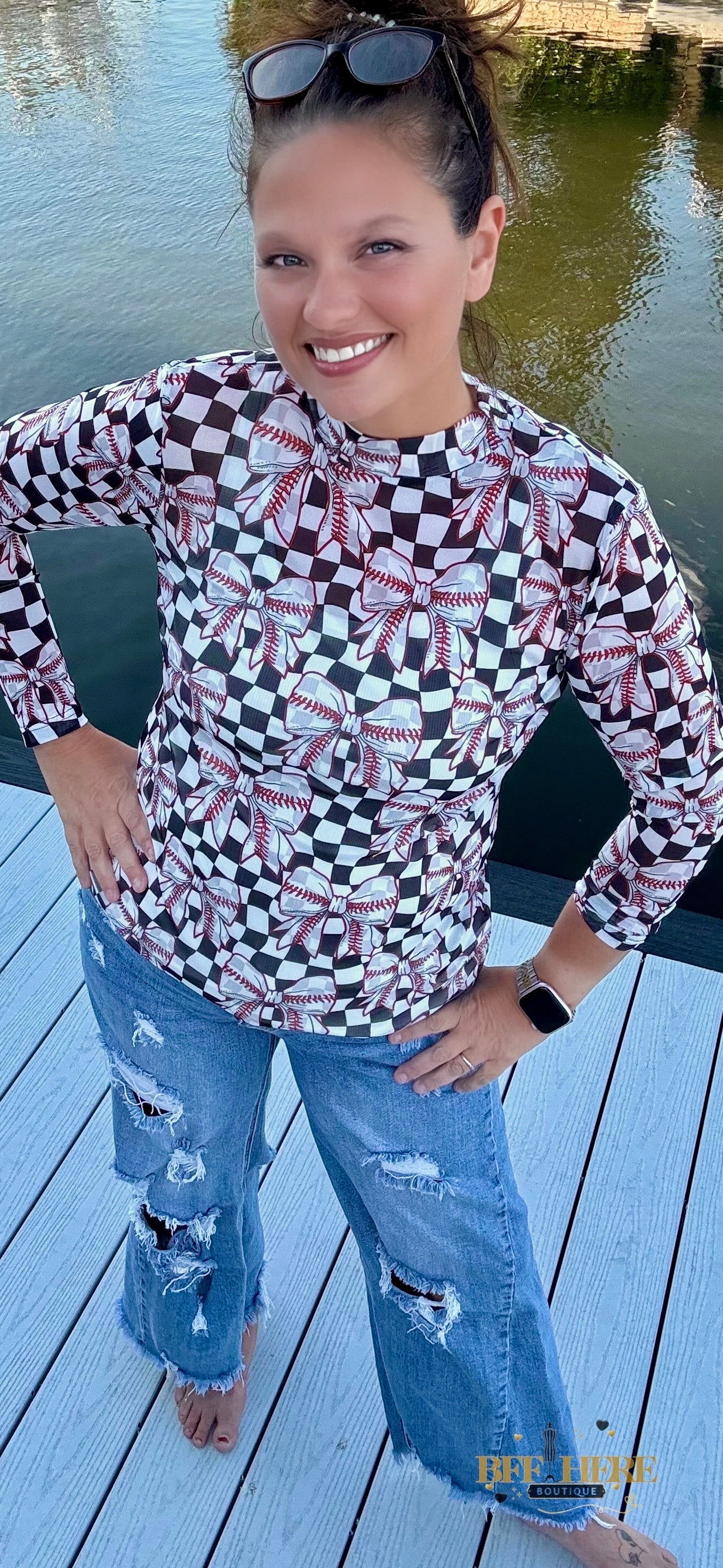 Dirt and Diamonds Mesh Top by Sterling Kreek - BFF Here