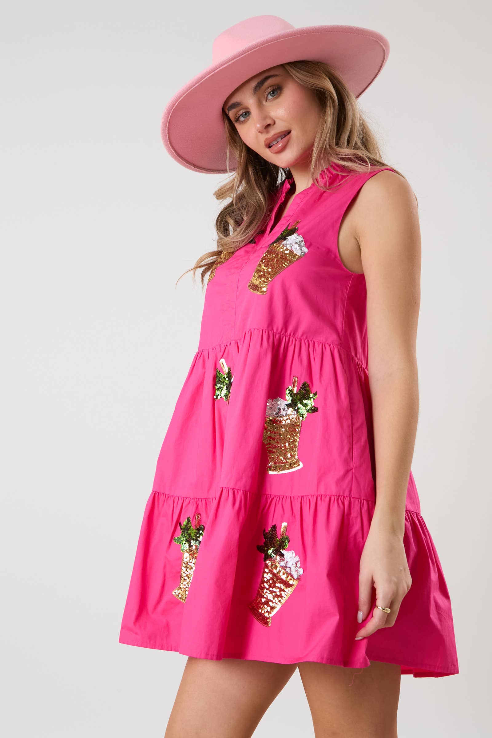 Cocktail Hour Sparkling Dress / Choice of Color - BFF Here