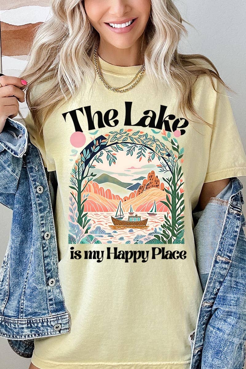 Lake Days & Happy Vibes 
Tee - BFF Here