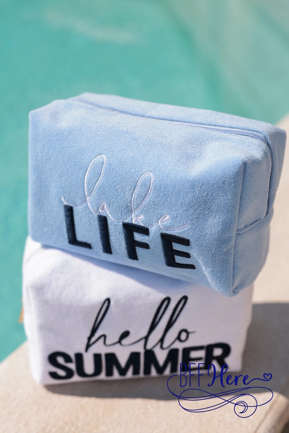 Sunshine Stash: The Hello Summer Zip Pouch - BFF Here