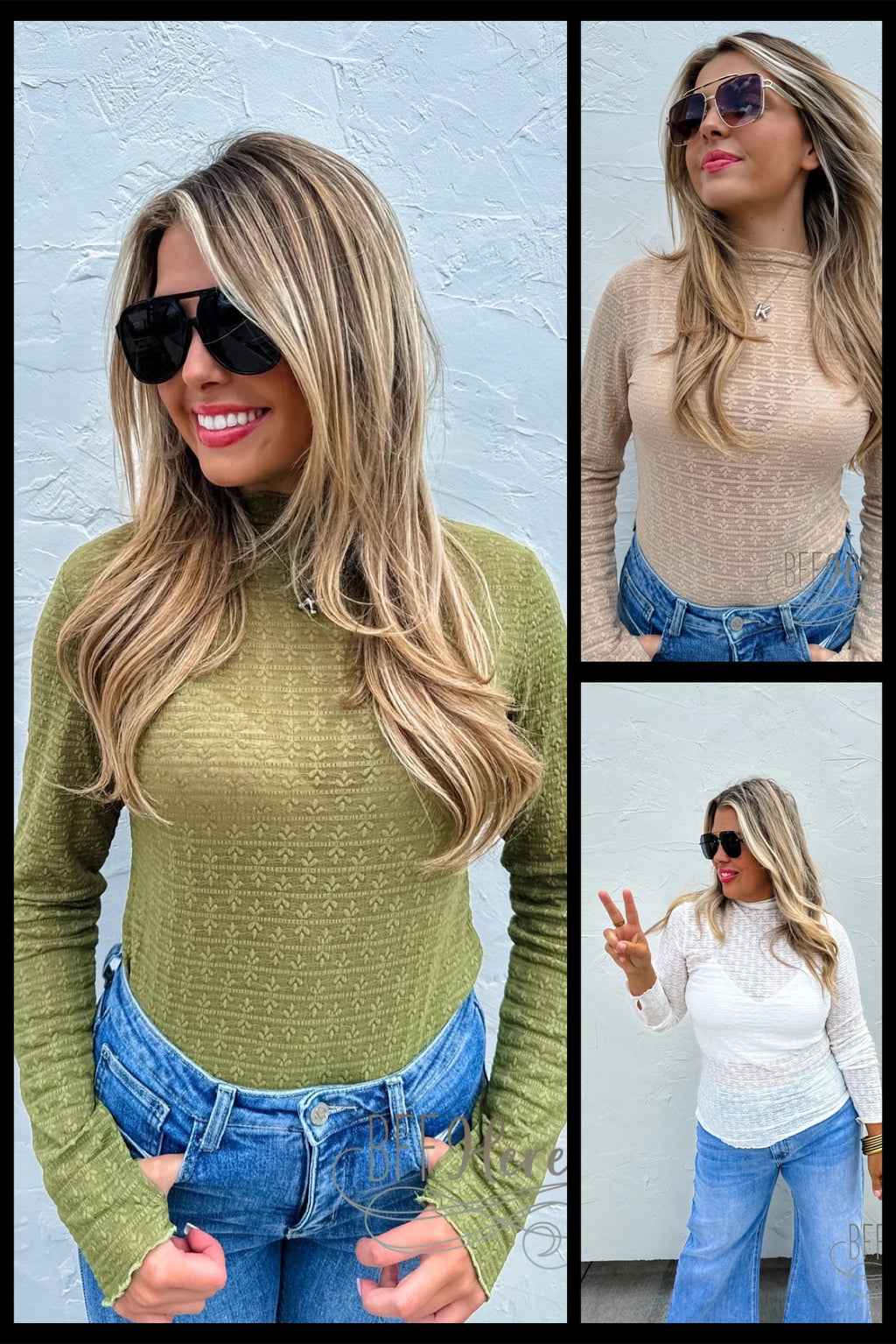 PREORDER: Juliette Lace Top by Blakeley / Choice of Color (Ships Middle of September) - BFF Here