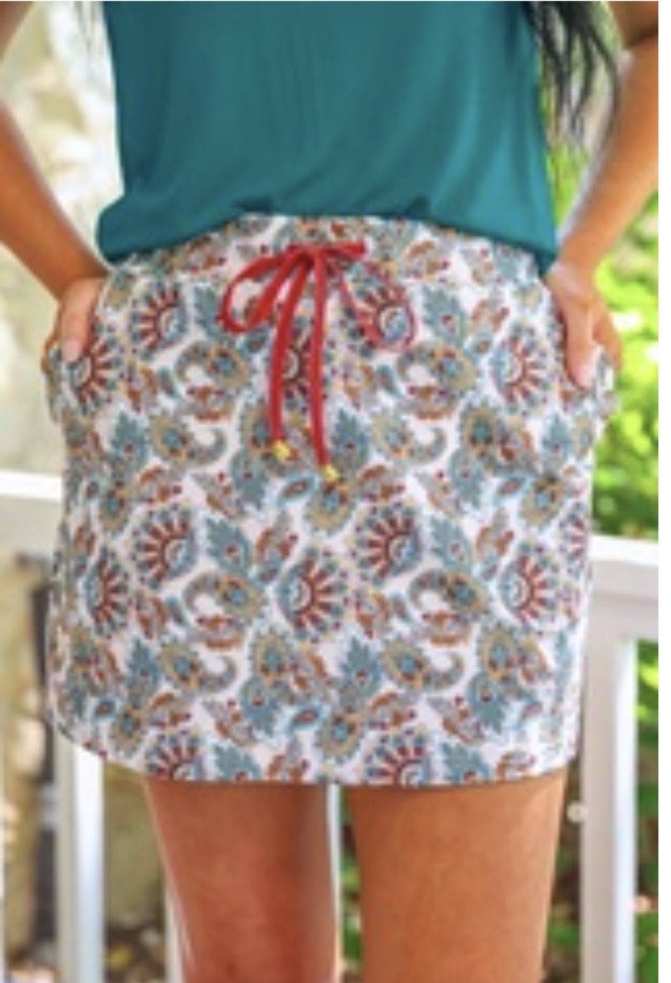 PREORDER: Magnolia Paisley Skort by Jess Lea (ETA: July)