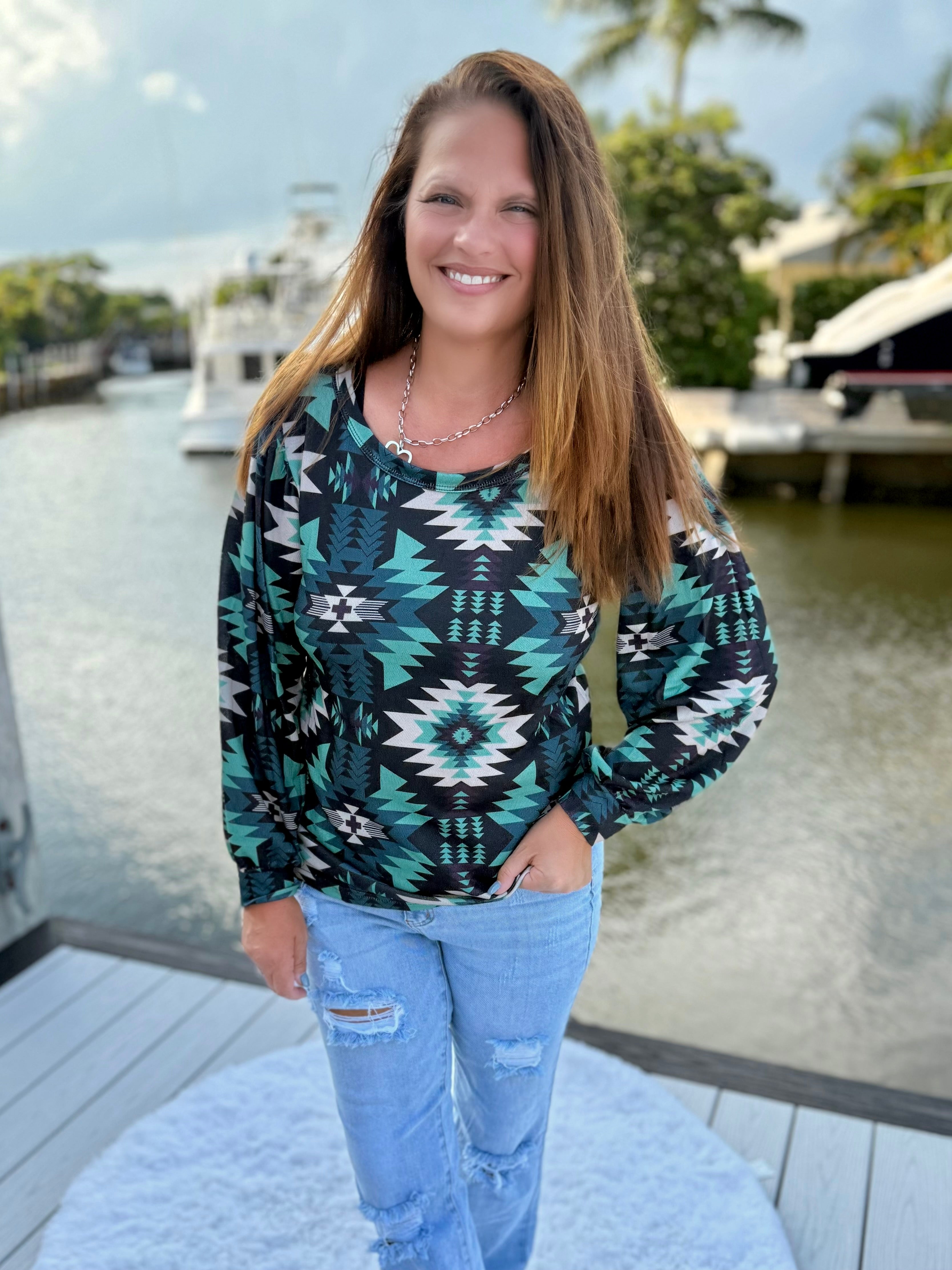 Midnight Mesa Top by Sterling Kreek - BFF Here