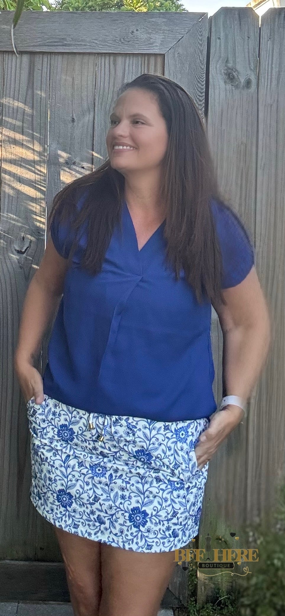 Enchanted Garden Skort / Blue by Jess Lea - BFF Here