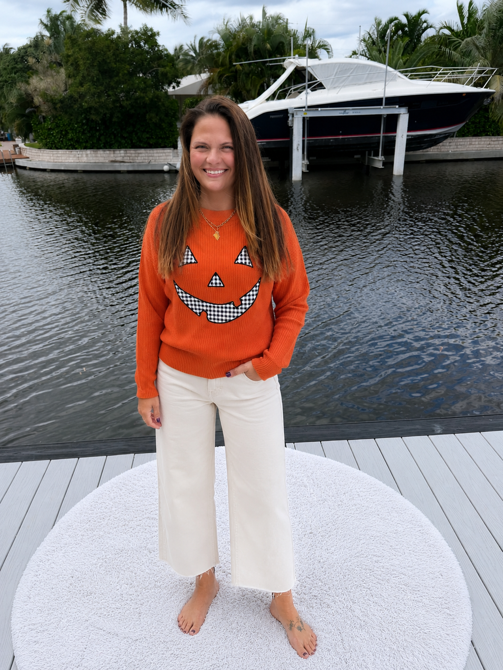 PREORDER: Pumpkin Patch Smiles Sweater (ETA: August)