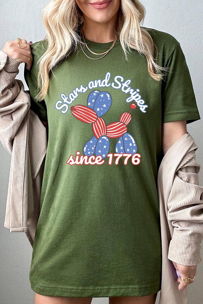 All-American Balloon Dog Tee - BFF Here