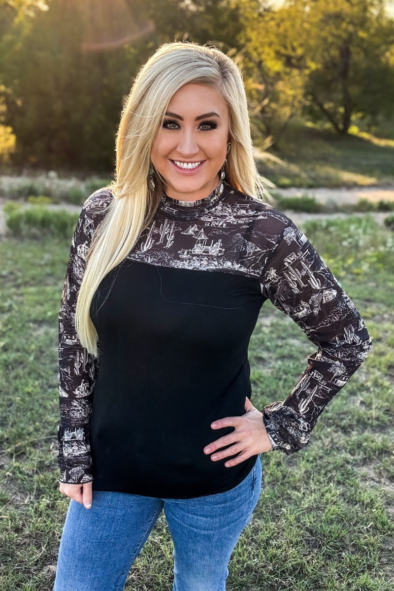 Homestead Toile Top by Sterling Kreek - BFF Here