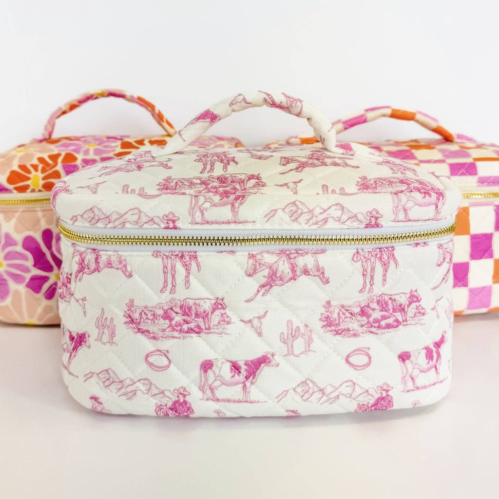 PREORDER: Pink Rodeo Queen: Cowgirl Pattern Bags / Choice of Style (Ships Beginning of April) - BFF Here