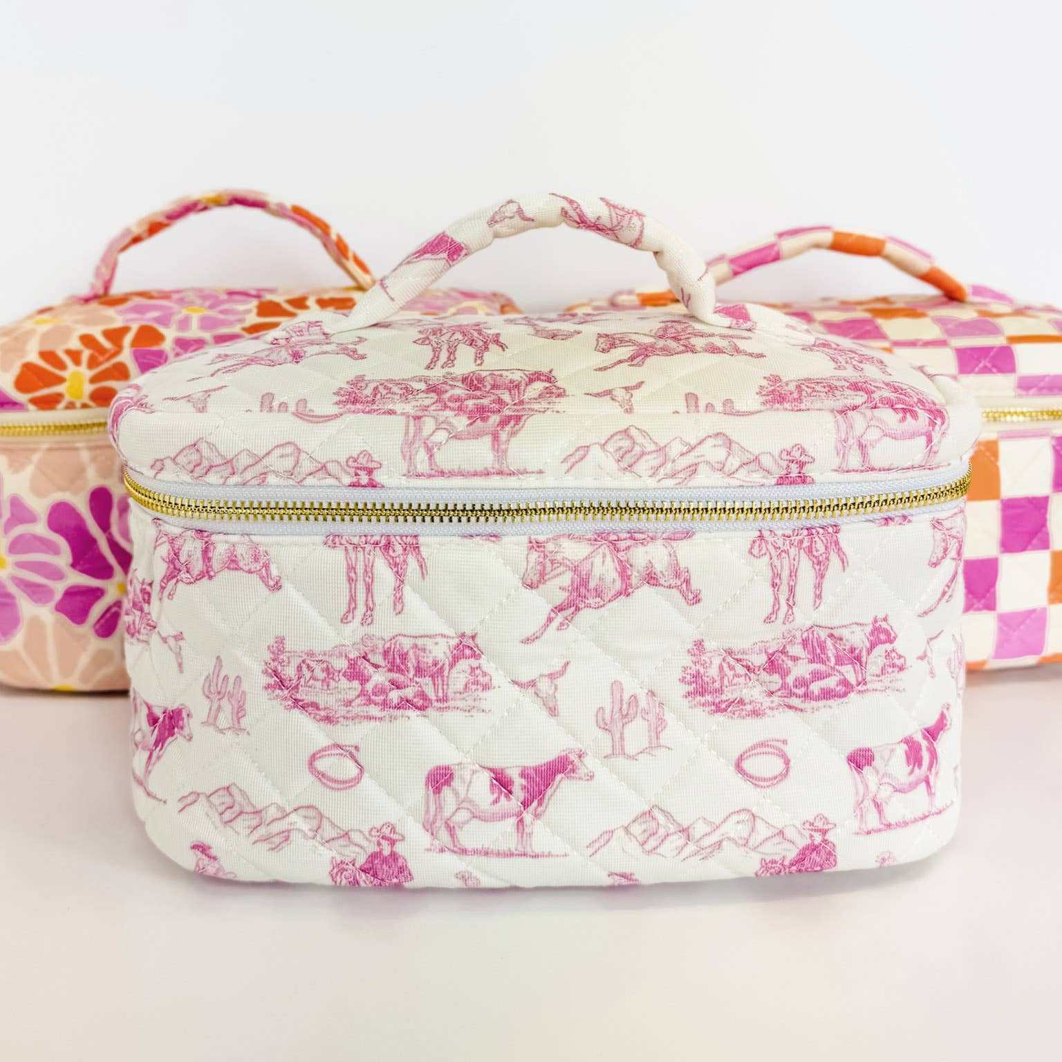 PREORDER: Pink Rodeo Queen: Cowgirl Pattern Bags / Choice of Style (Ships Beginning of April) - BFF Here