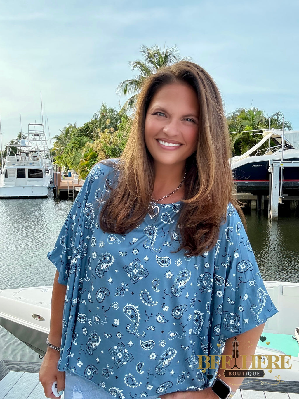 Pretty In Paisley Top by Sterling Kreek - BFF Here