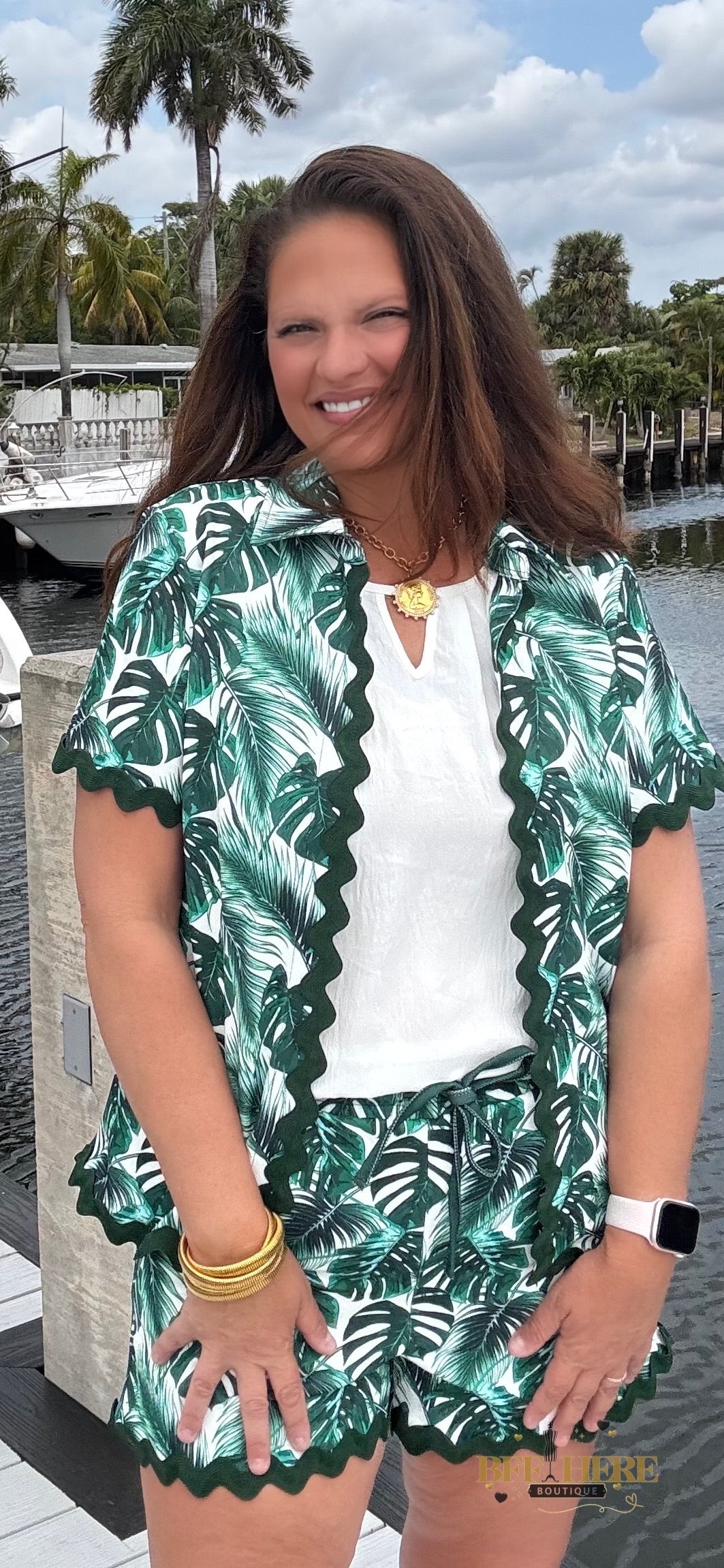 Savannah Textured Ric Rac Set / Palm Leaf by Jess Lea - BFF Here