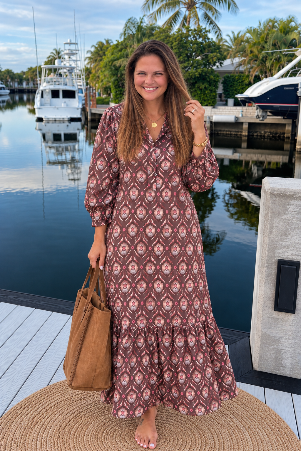 PREORDER: Autumn Afterglow Maxi Dress (ETA: October)