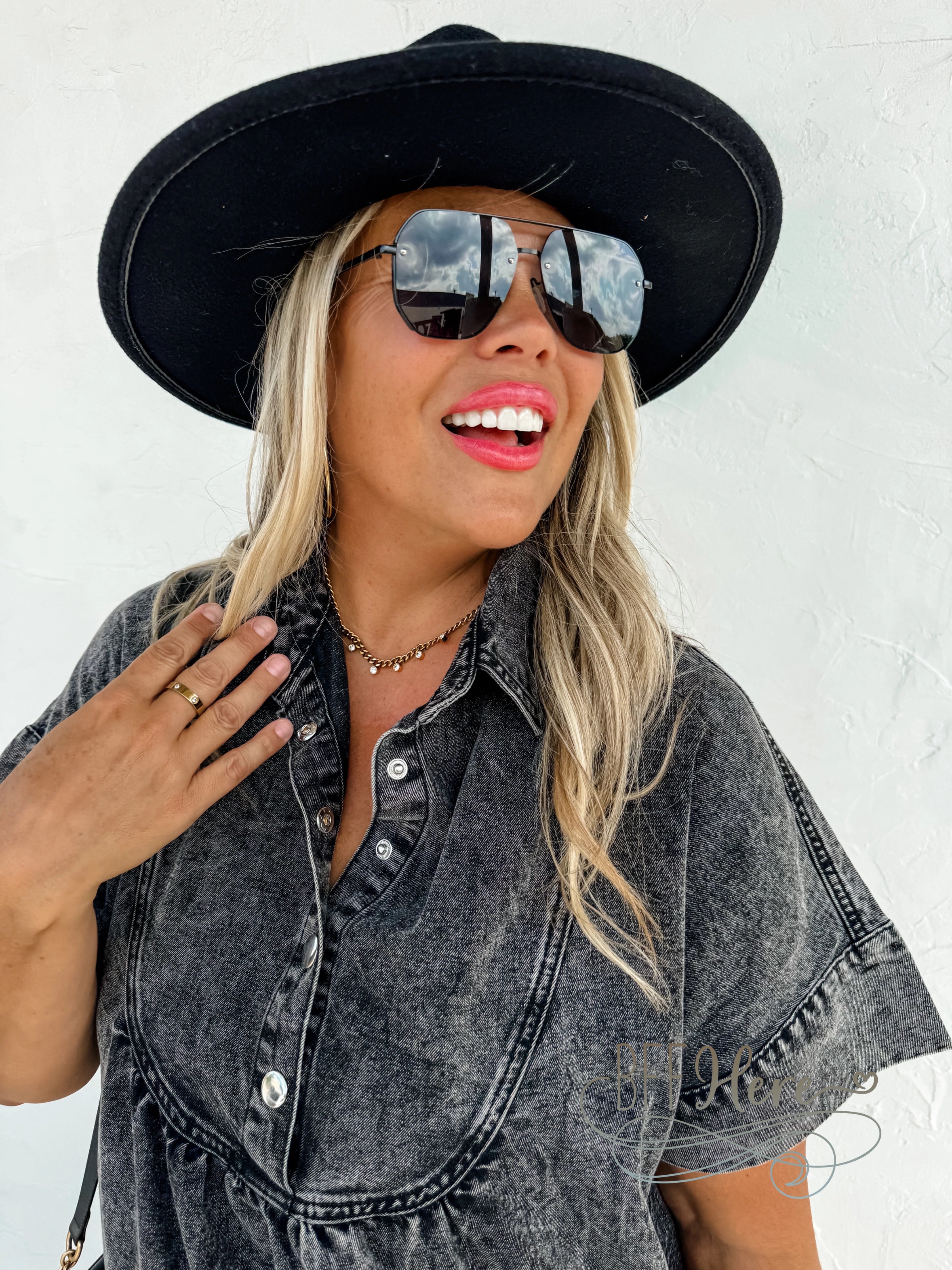 PREORDER: Last Dance Denim Dress by Blakeley (Ships Middle of October) - BFF Here