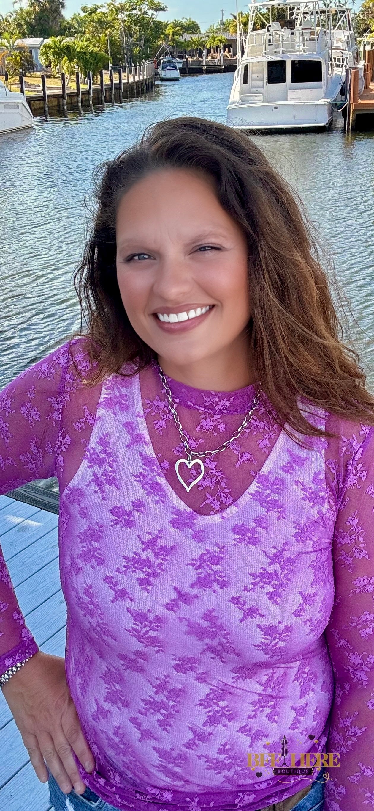 Purple Skies Lace Top by Sterling Kreek - BFF Here