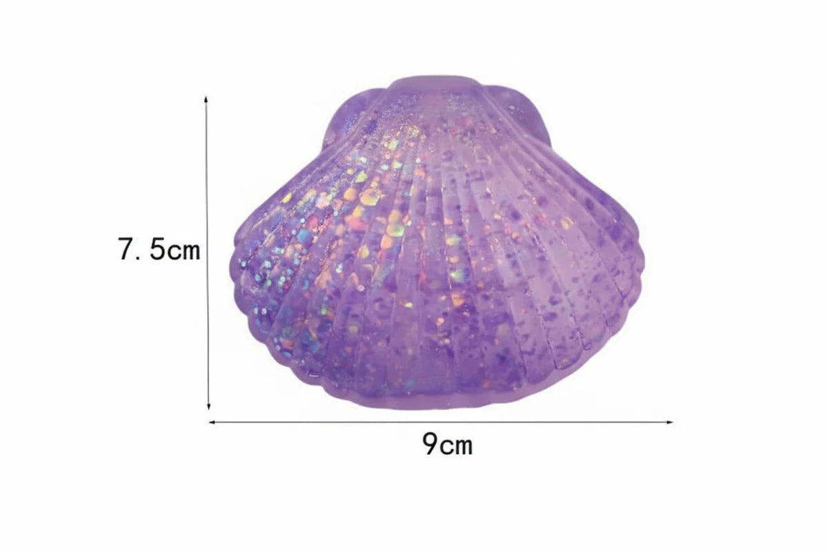 Squishy Shell Squishy Glitter Shell Toy – BFF Here