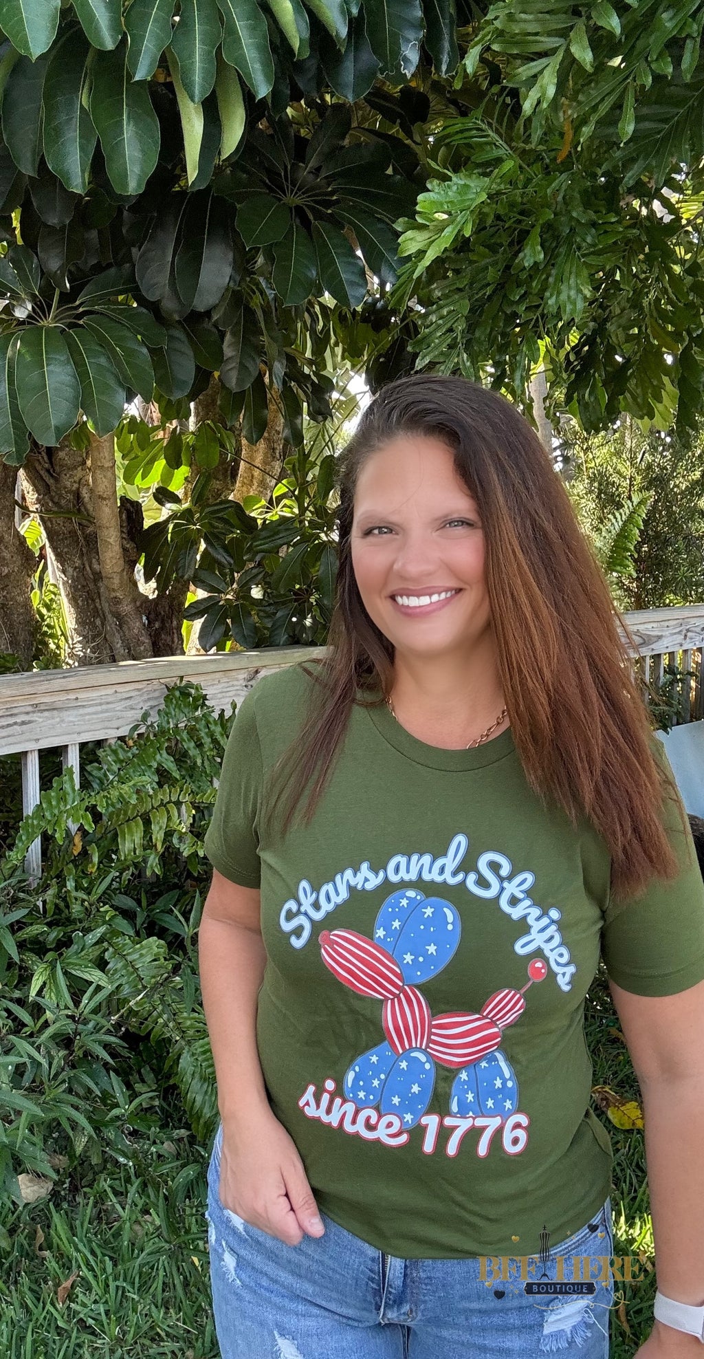 All-American Balloon Dog Tee - BFF Here