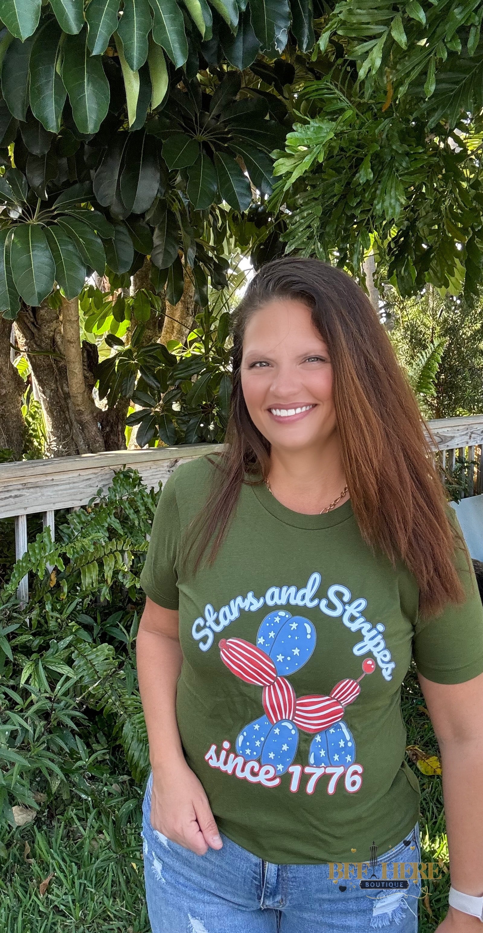 All-American Balloon Dog Tee - BFF Here