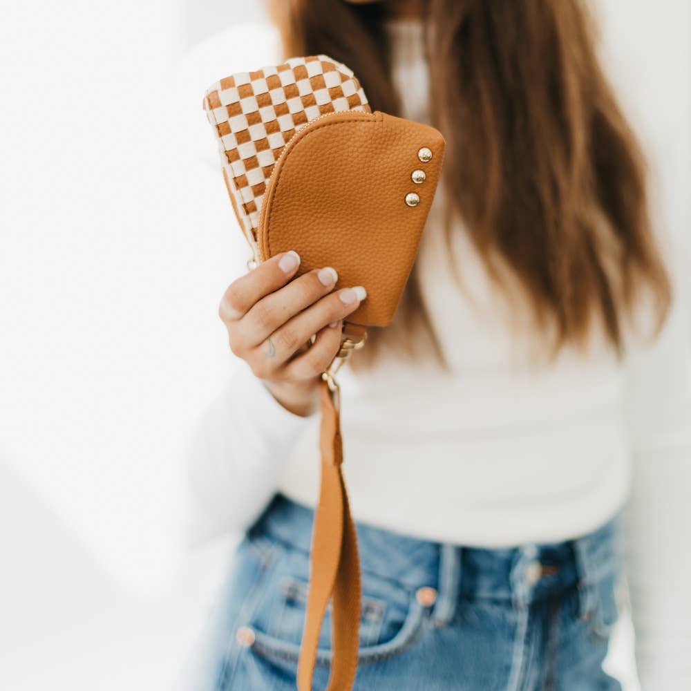 Wonderlust Woven Dual Pouch Wristlet by Pretty Simple - BFF Here