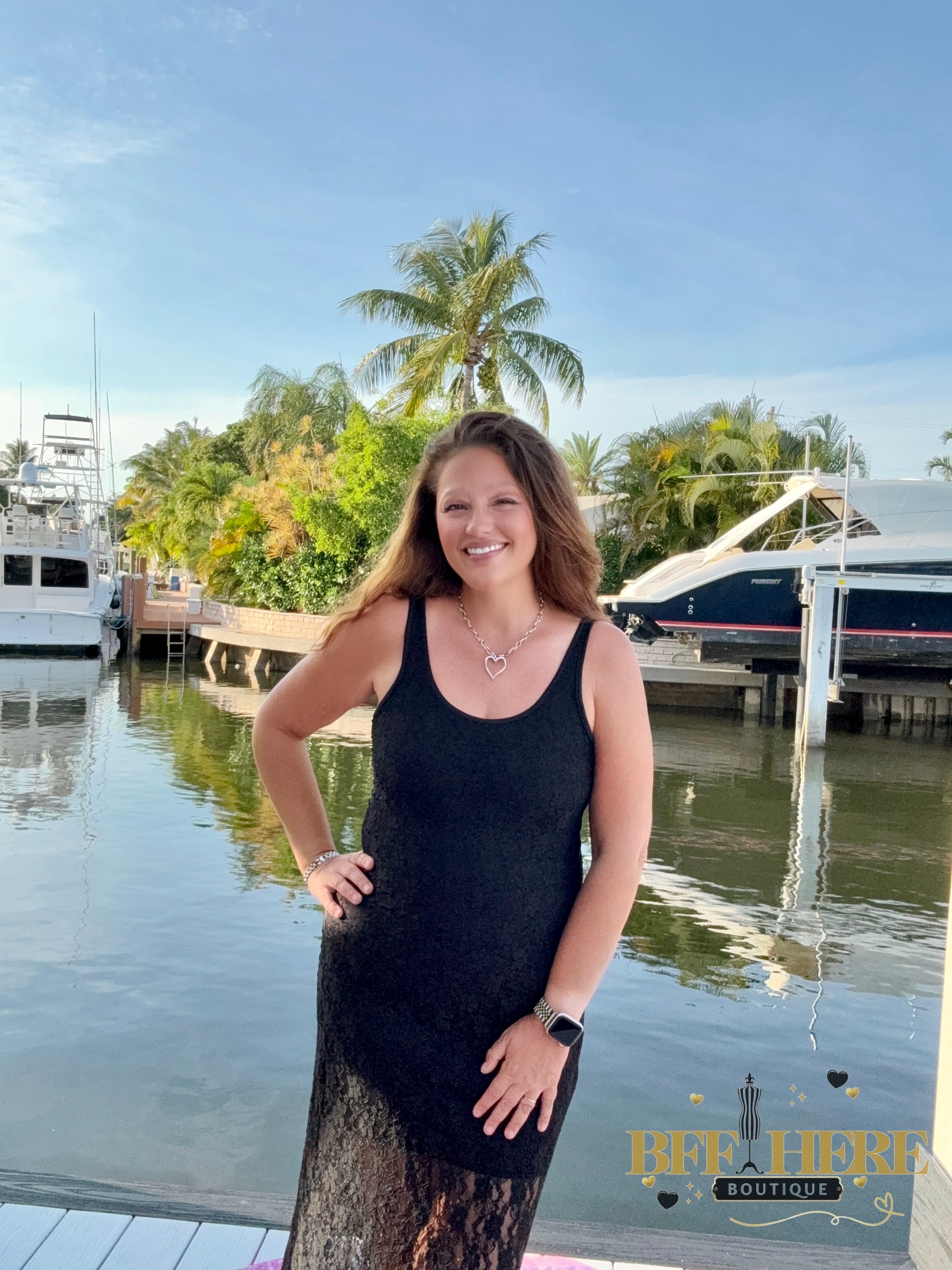 Leely Lace Dress by Blakeley / Choice of Color - BFF Here