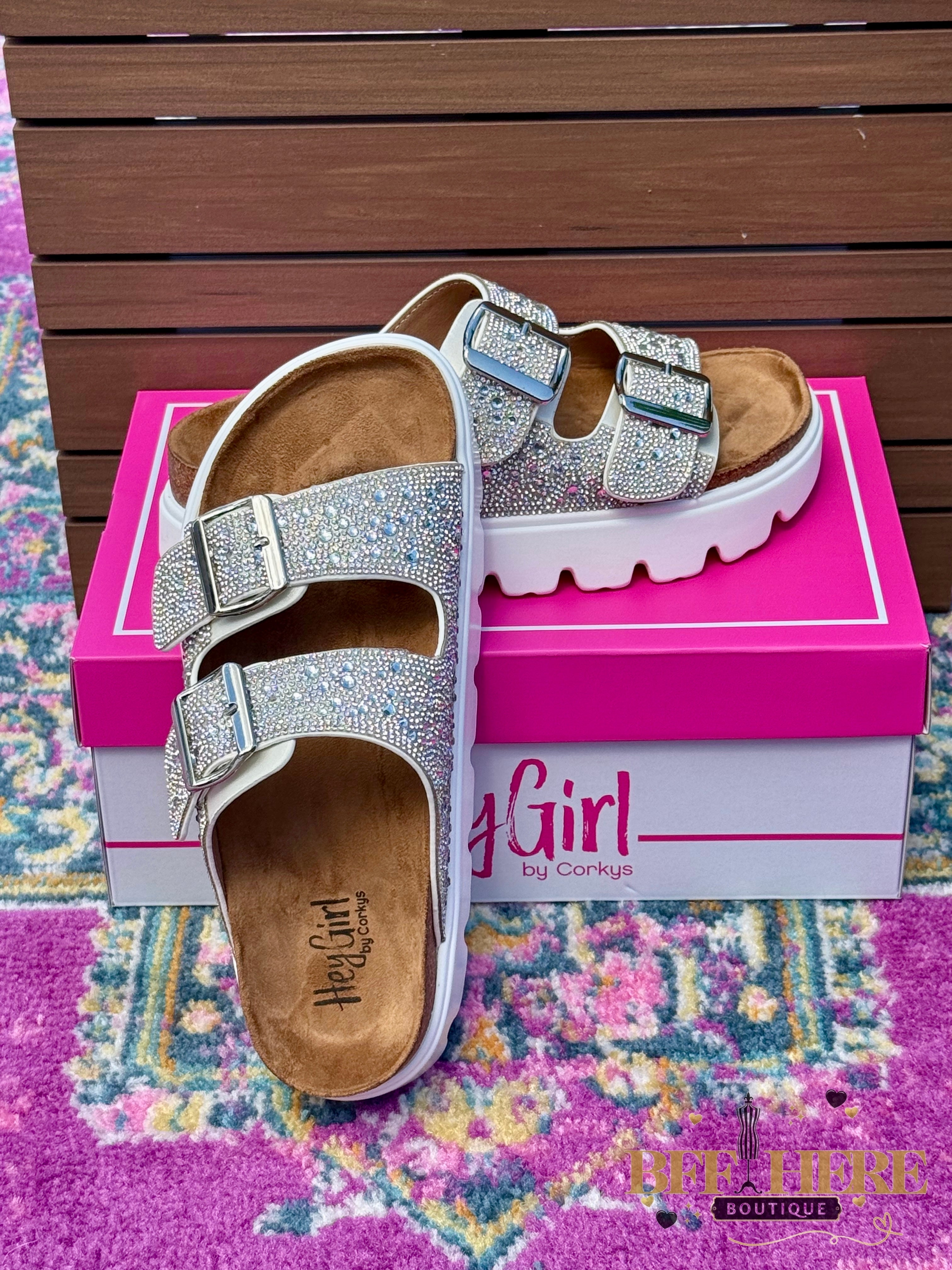 Rumor Has It - Clear Rhinestone by Corkys - BFF Here