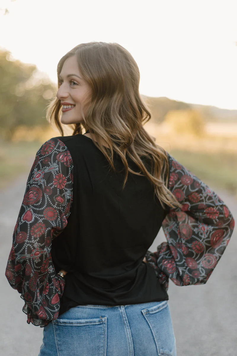 Pearls In December Top by Sterling Kreek - BFF Here