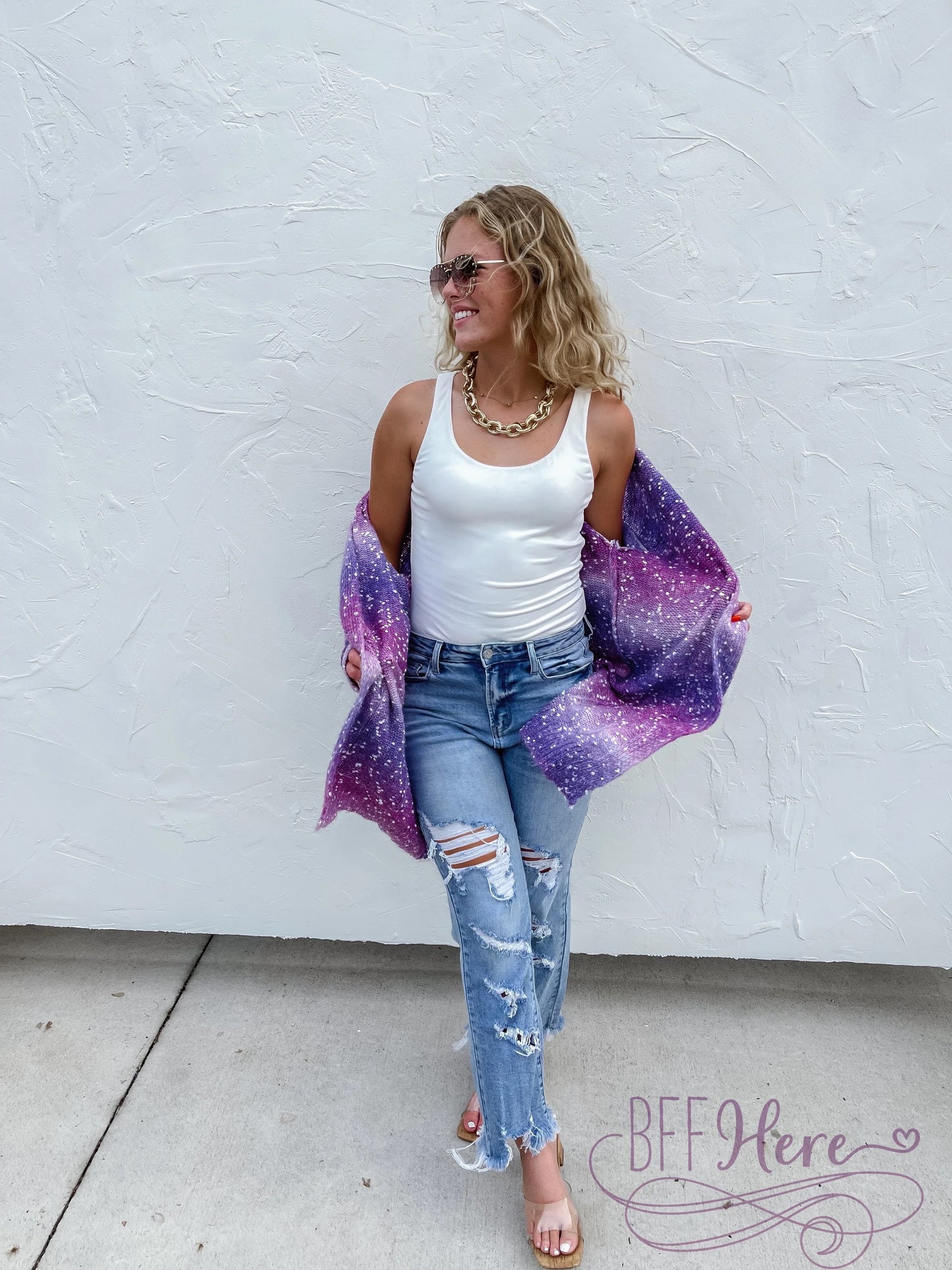 PREORDER: Starstruck Ombré Cardigan / Choice of Color (Ships Middle of December) - BFF Here