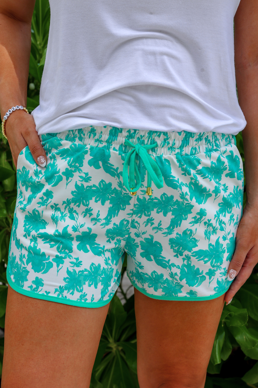 PREORDER- Eternal Blossom Everyday Shorts / Mint by Jess Lea (ETA: February) - BFF Here