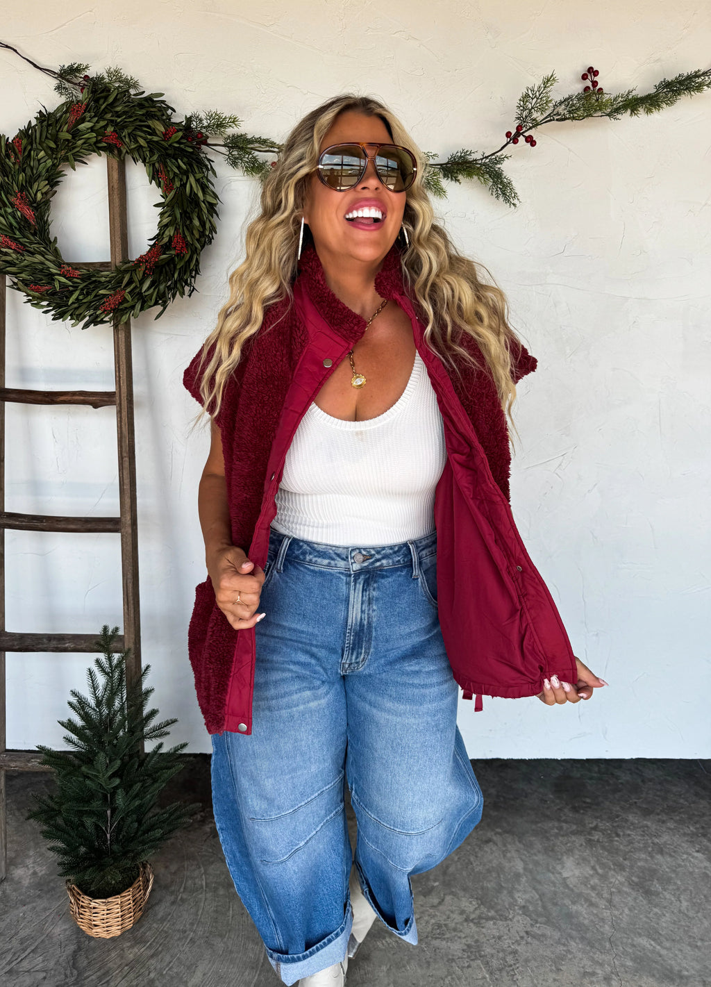 PREORDER: Linden Sherpa Vest by Blakeley (ETA: End of November) - BFF Here