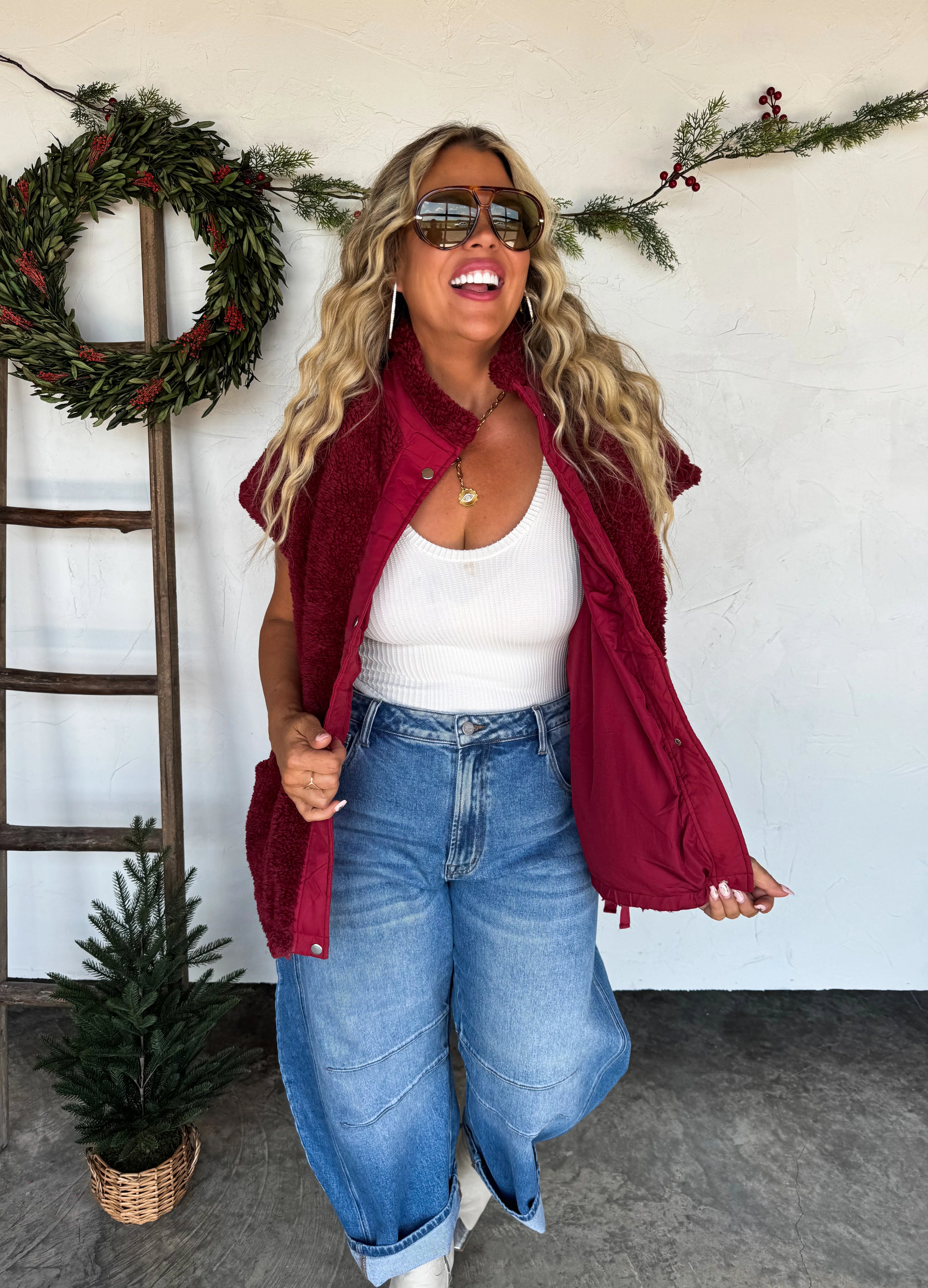 PREORDER: Linden Sherpa Vest by Blakeley (ETA: End of November) - BFF Here