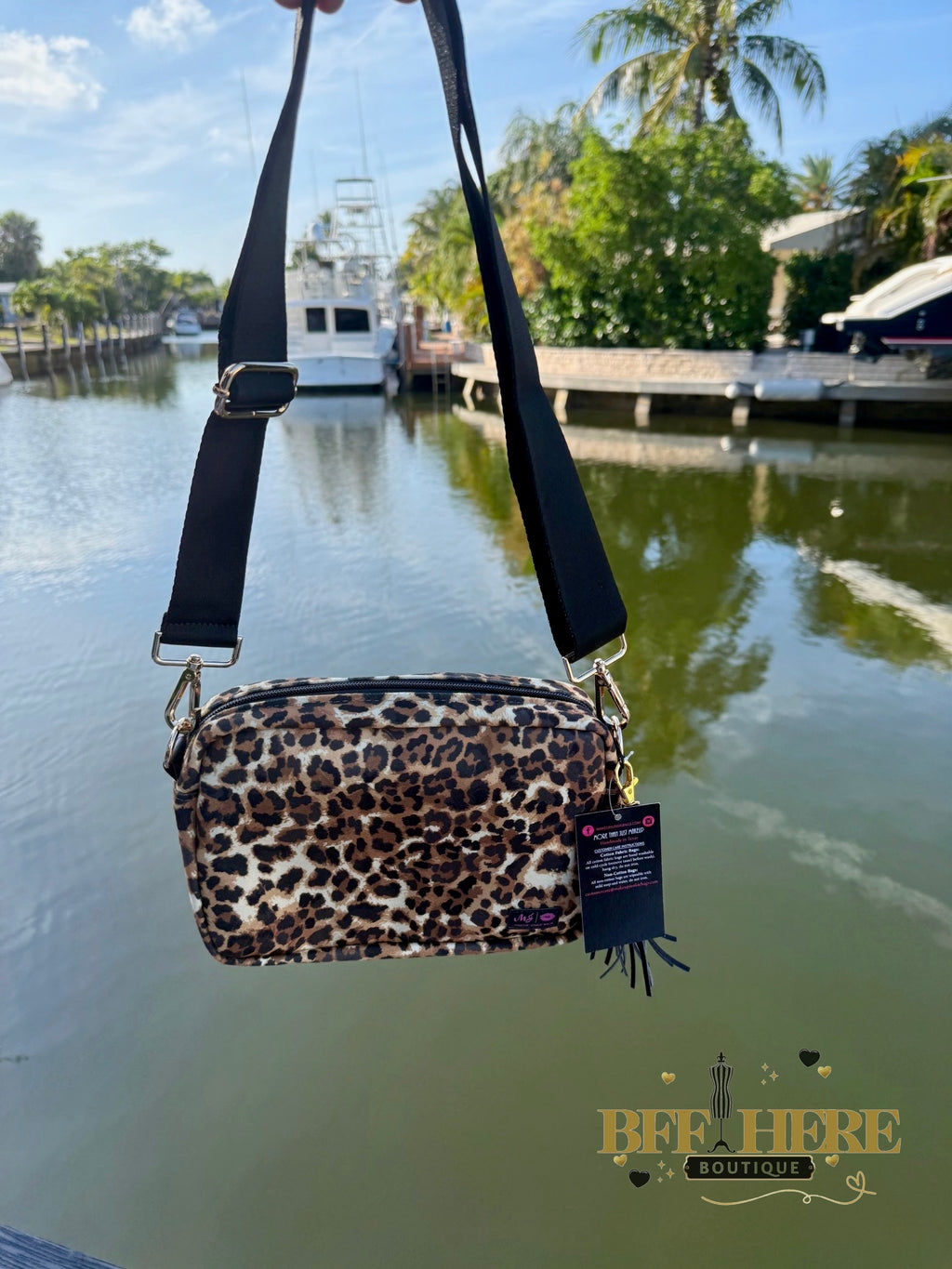 Lady Leopard Uptown by Makeup Junkie Bags - BFF Here