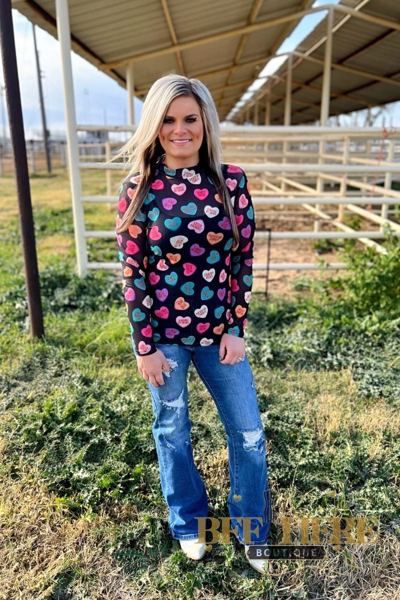 Cowboy Sweetheart Mesh Top / Adult by Sterling Kreek - BFF Here