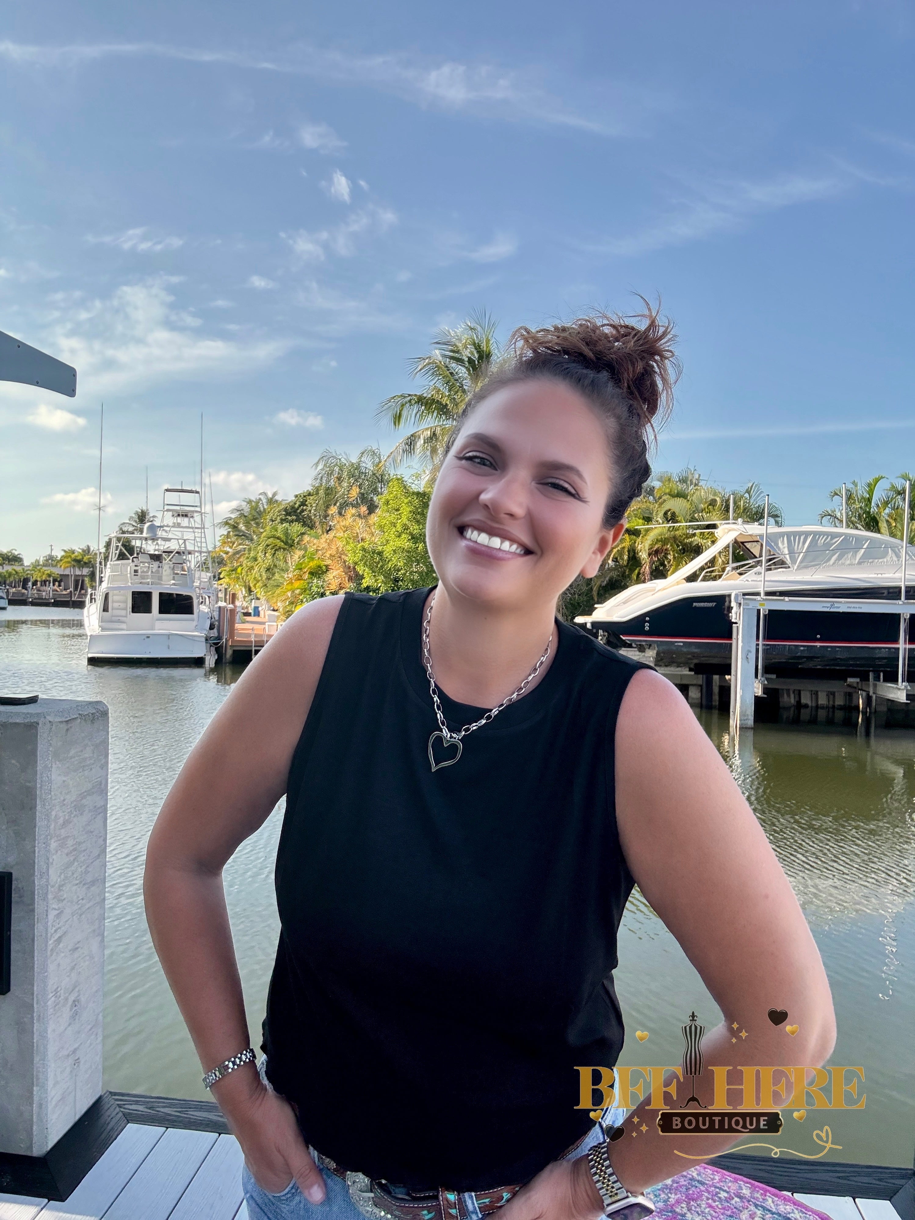 Banks Basic Lettuce Tank by Jess Lea (Choice of Color) - BFF Here