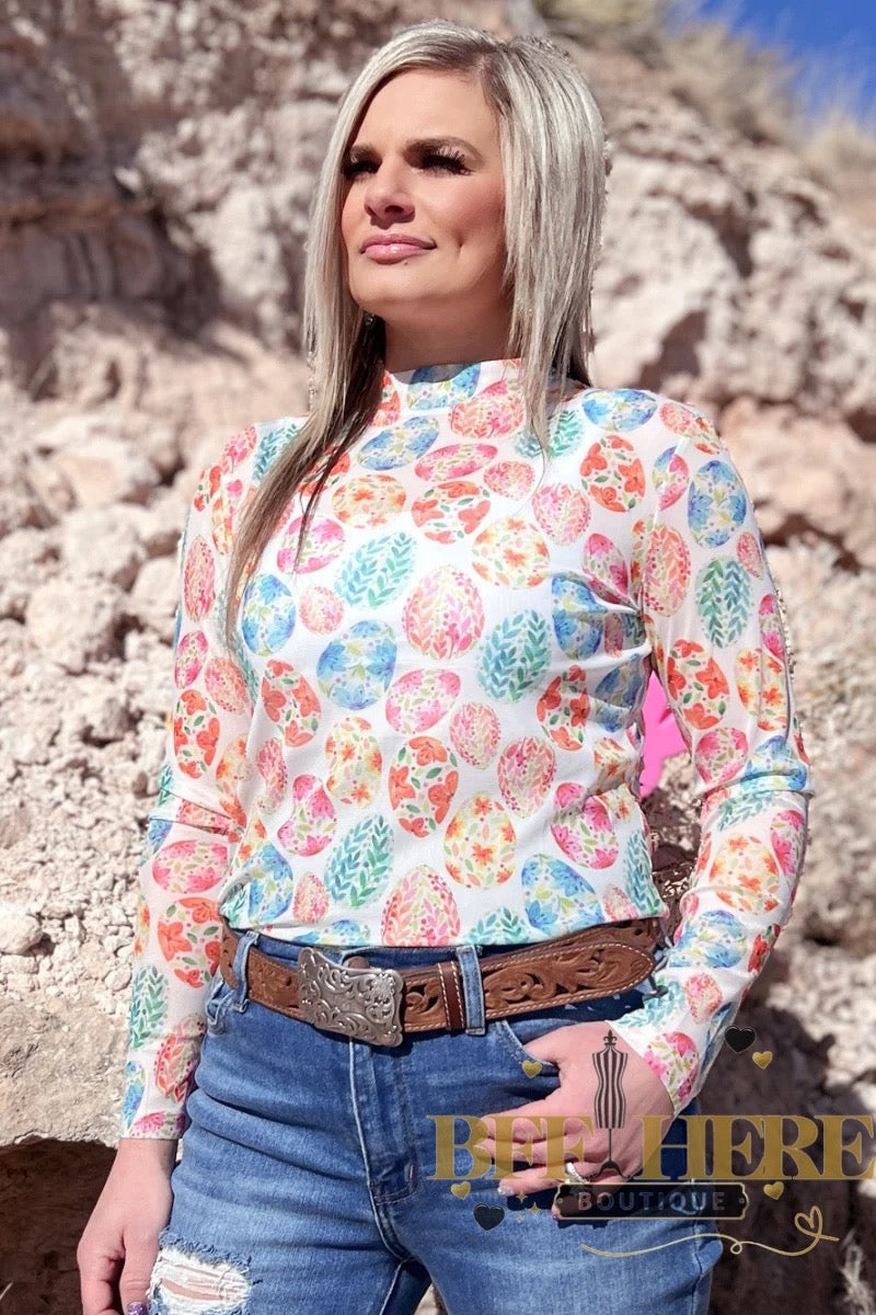 Walking On Eggshells Mesh Top by Sterling Kreek - BFF Here