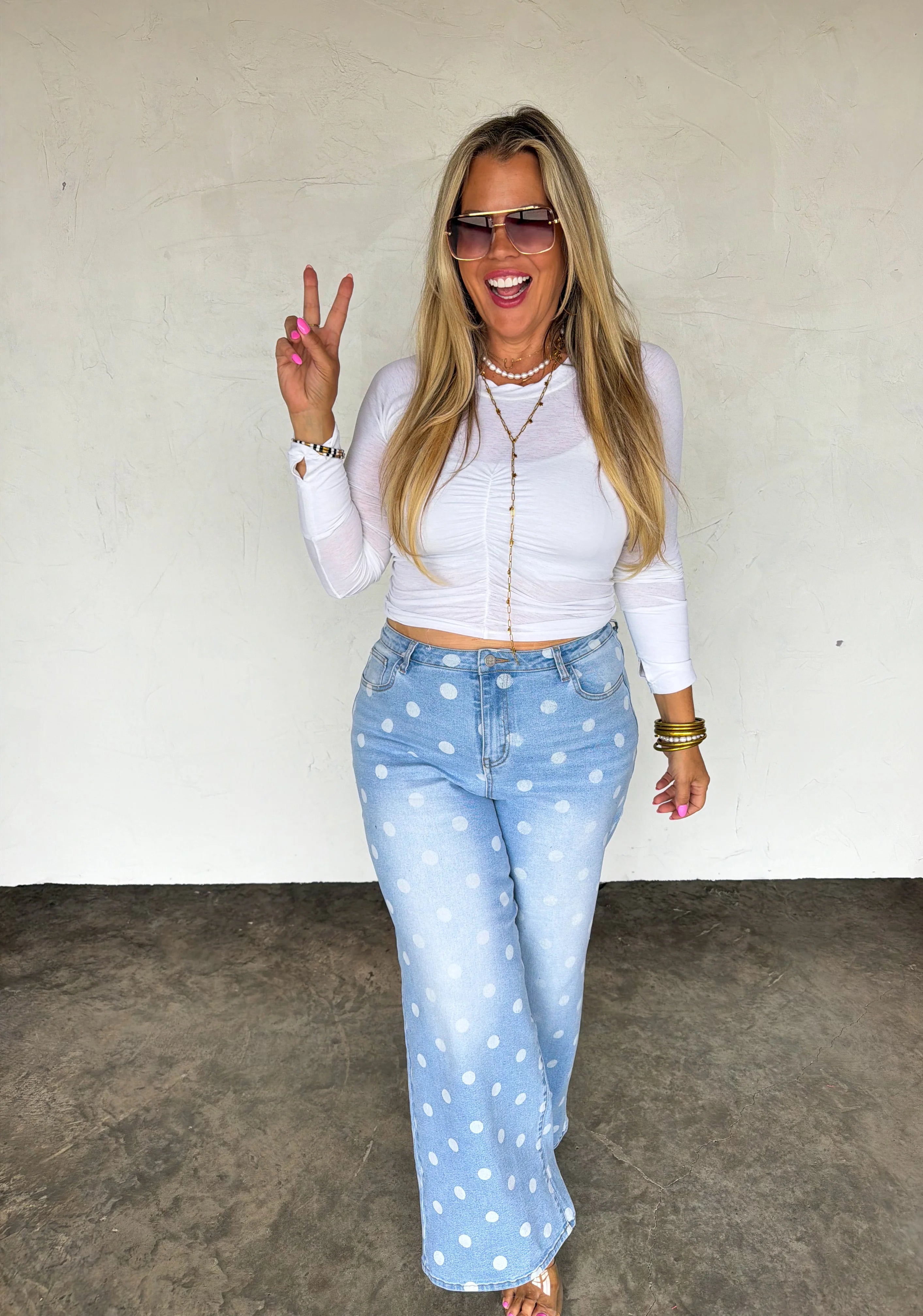PREORDER: Spot On Polkas Dot Jeans by Blakeley (ETA: July)