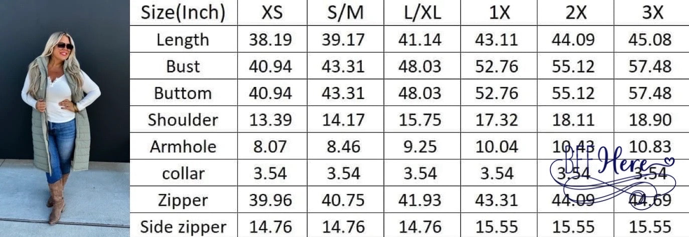 PREORDER: Kendall Long Puffer Vest / Olive (Ships Beginning of January) - BFF Here