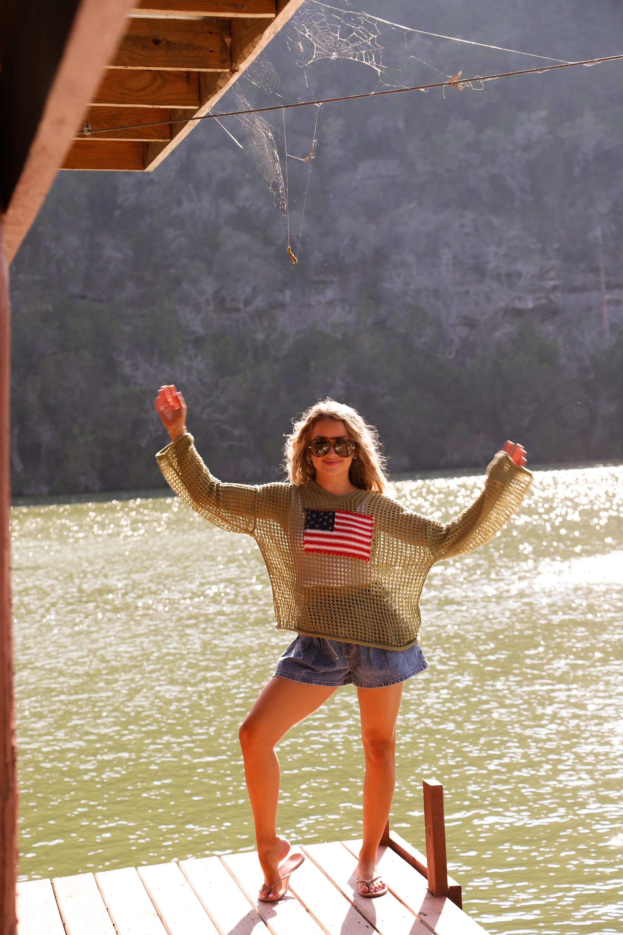 PREORDER: Freedom Flag Patch Pullover by Blakeley (ETA: May) - BFF Here