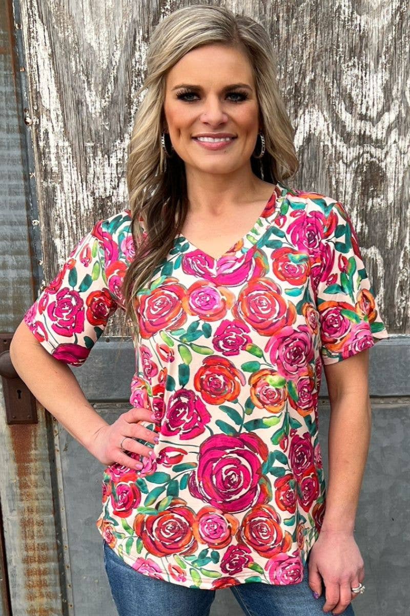 Bloom Where You're Planted Top by Sterling Kreek - BFF Here
