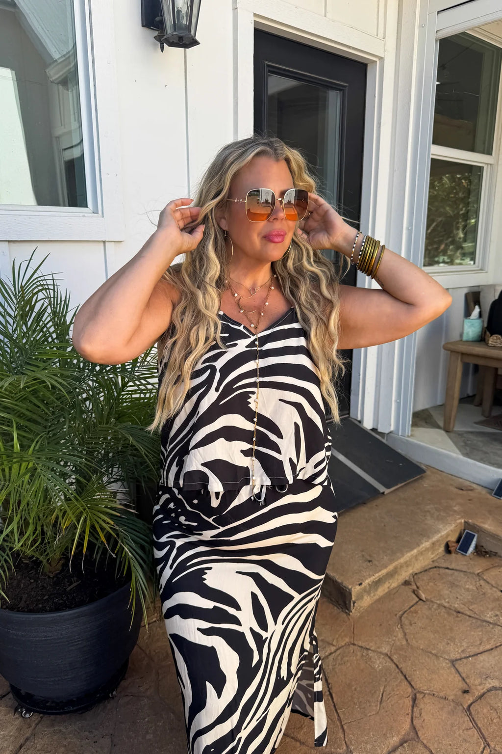 PREORDER: Wild Coast Zebra Skirt Set by Blakeley (ETA: June) - BFF Here