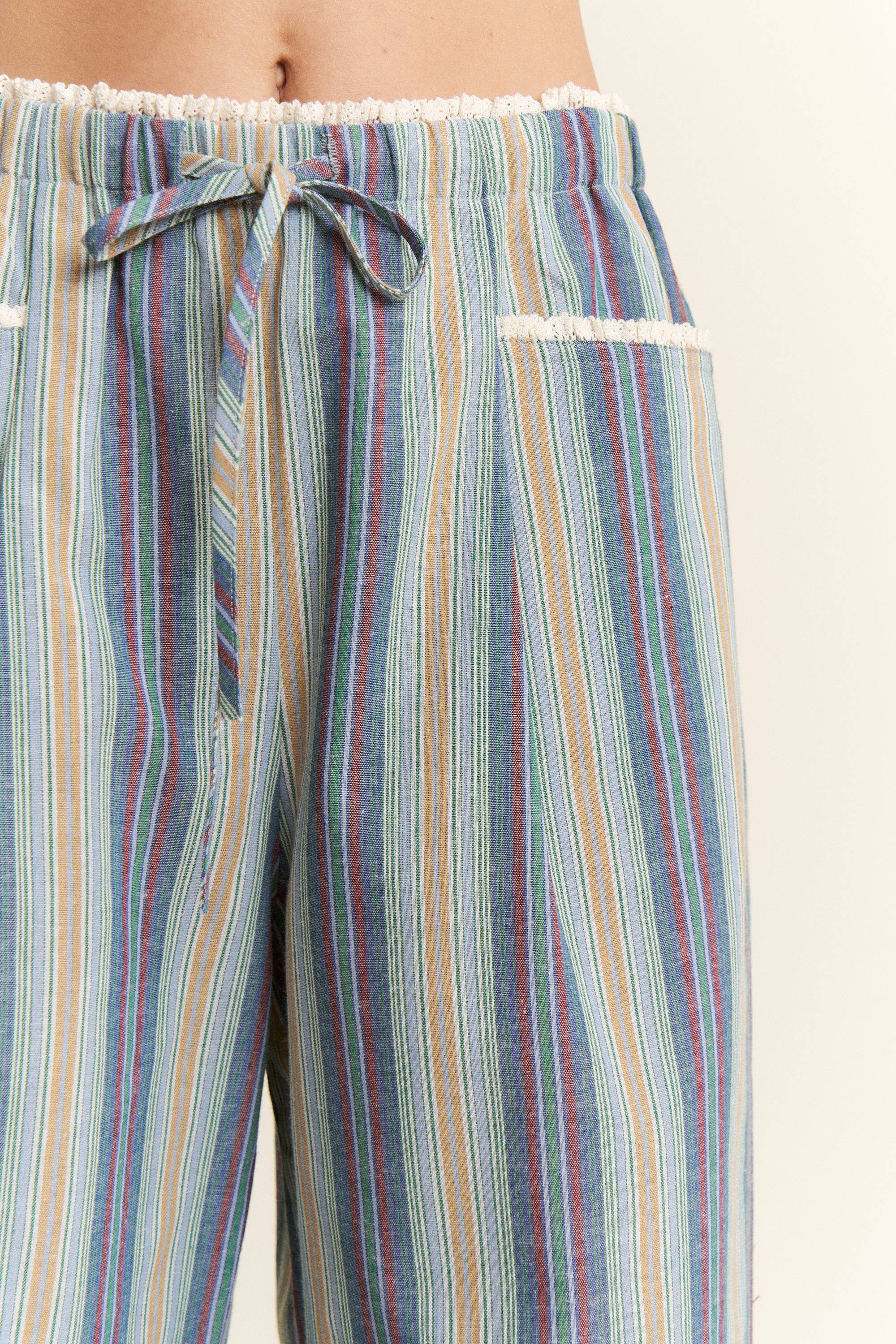PREORDER: Eclectic Stripe Linen Pants by Jade by Jane (ETA: Beginning of October) - BFF Here