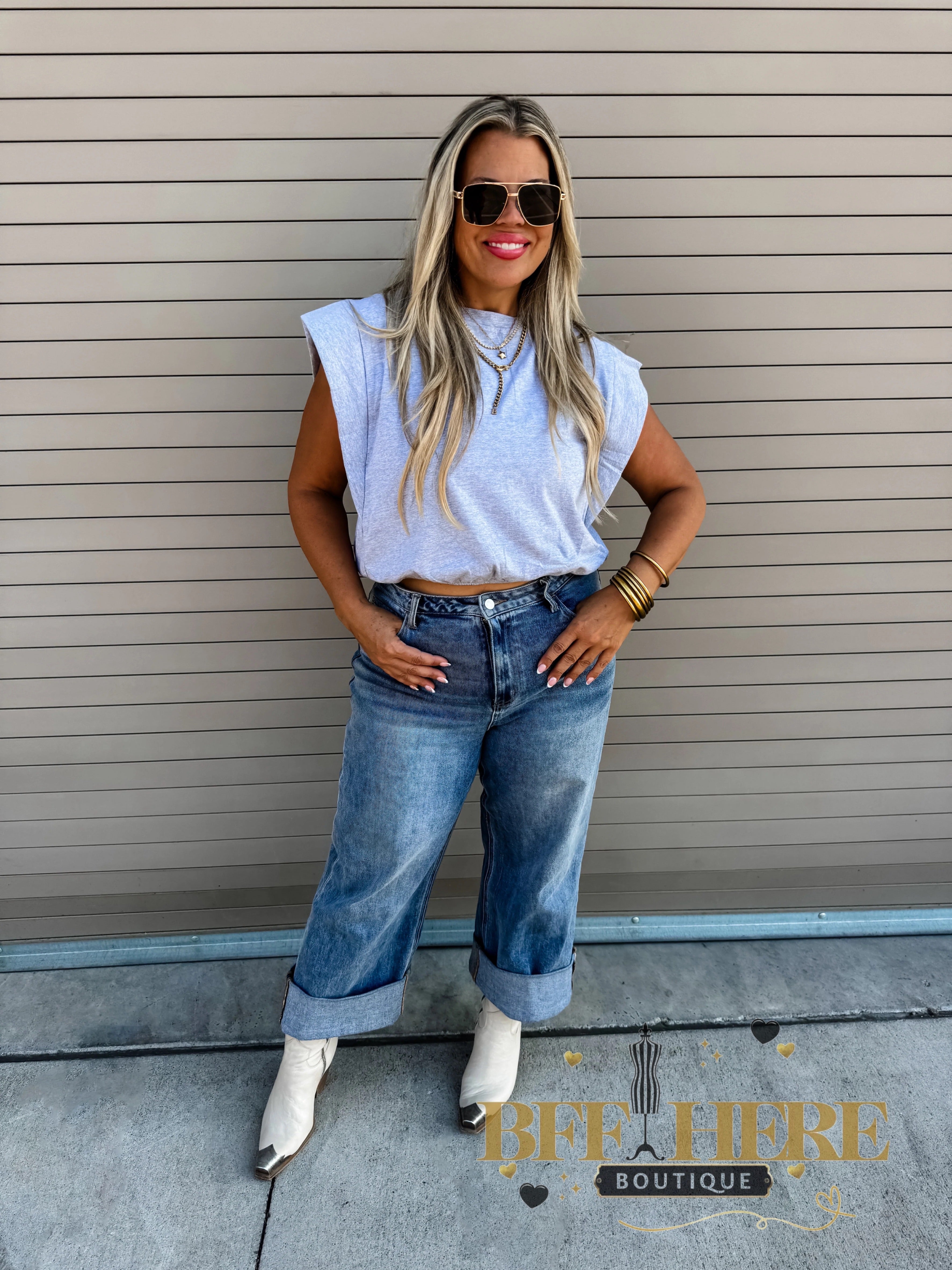 Stevie Cap Sleeve Top by Blakeley / Choice of Color - BFF Here