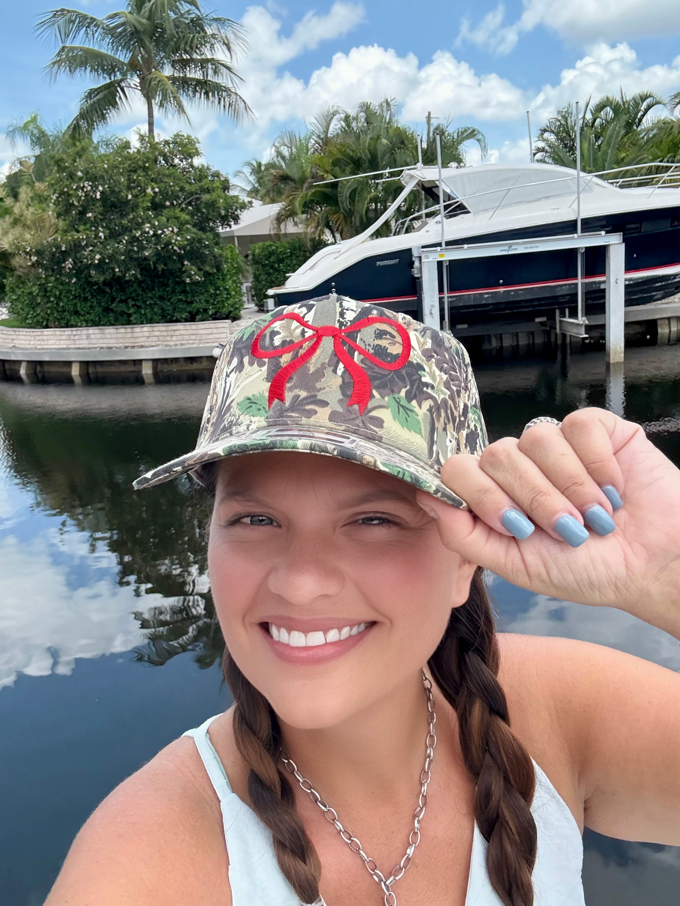 Camo Ribbon Cap - BFF Here