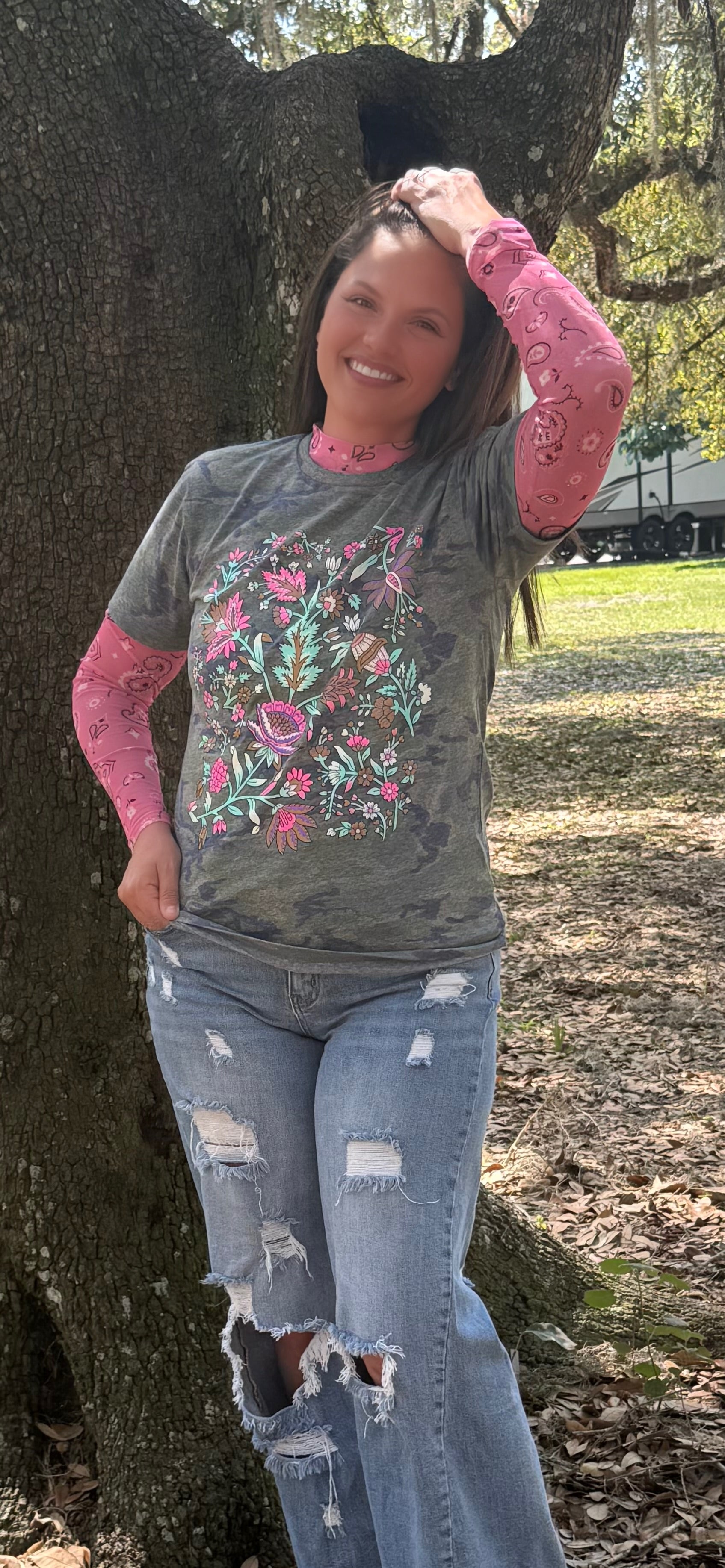 Hidden In The Flowers Tee by Sterling Kreek - BFF Here